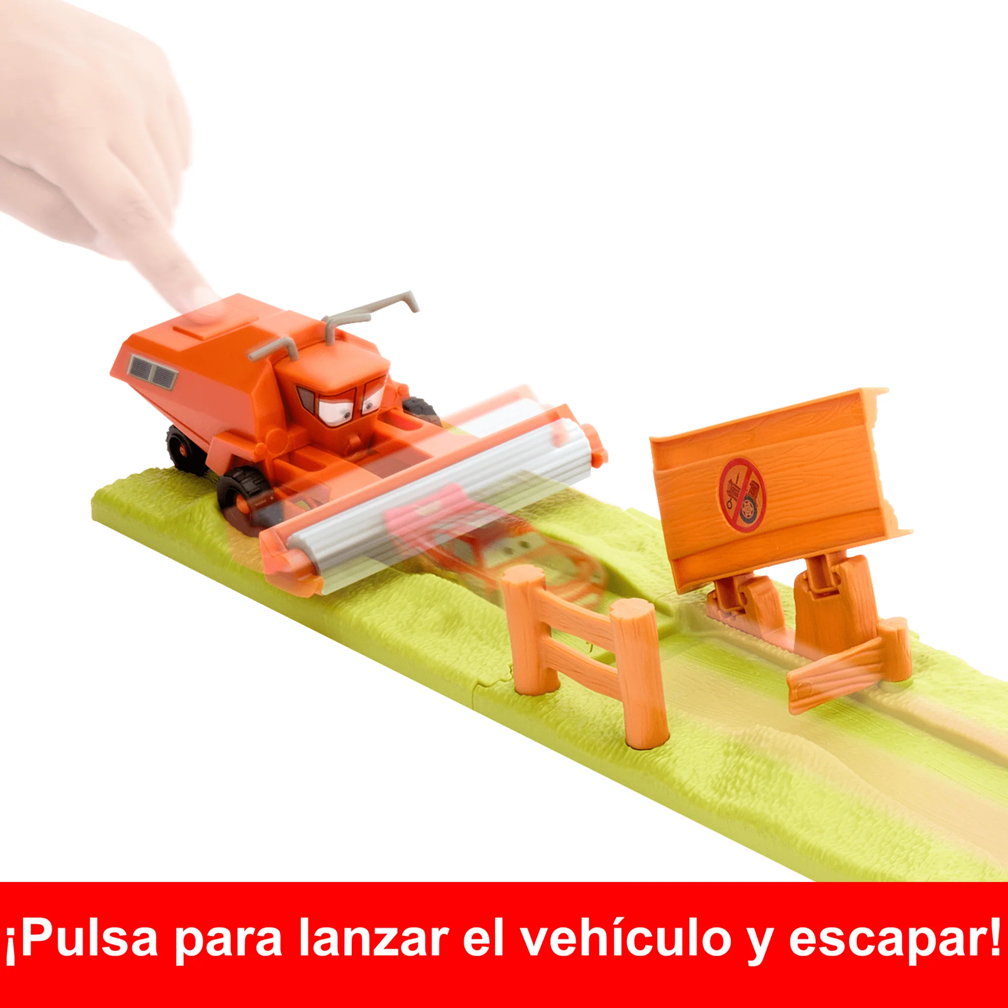 Conjunto De Juego Frank Carrera De Acrobacias De Disney Pixar Cars Con Un Coche De Juguete De Rayo Mcqueen - Image 2