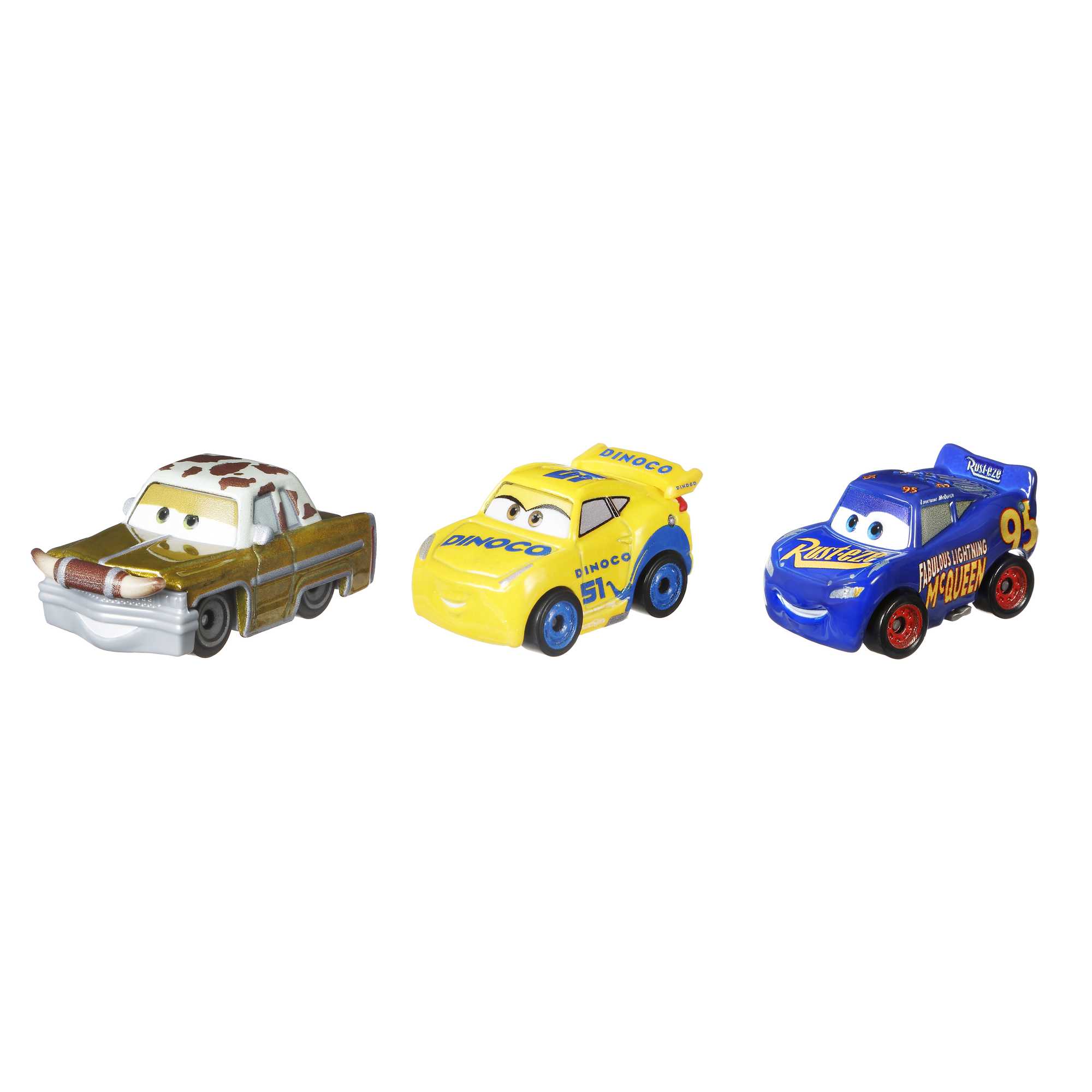 Disney and Pixar Cars Mini Racers 3-Pack Assortment - Image 4