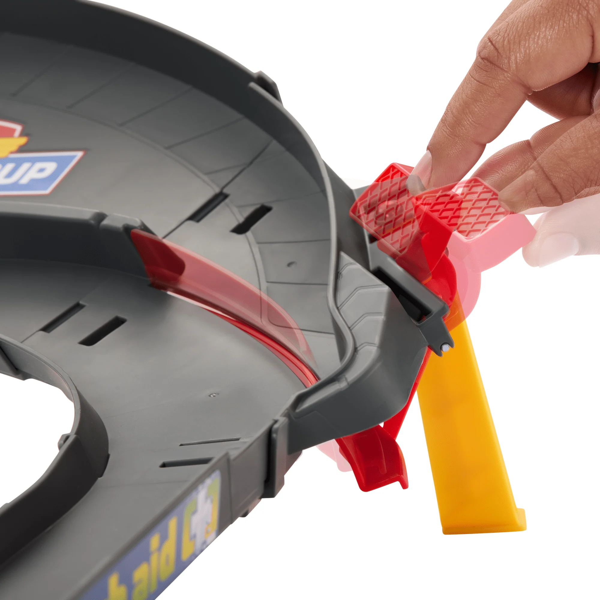Conjunto De Carreras Con Cambio De Carril De Disney Pixar Cars Y Nascar Con 2 Coches De Juguete, Incluido Rayo Mcqueen - Image 4