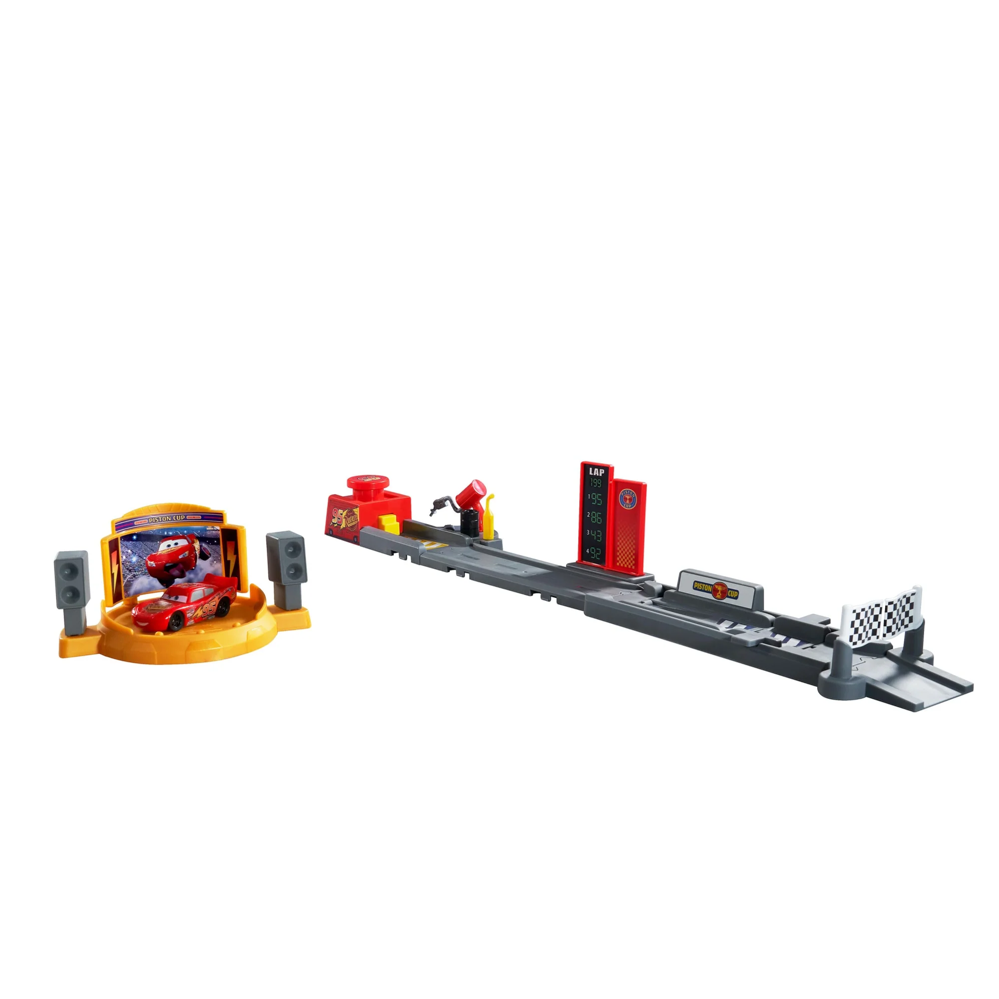 Conjunto De Juego Pista De Acrobacias Y Saltos Copa Pistón De Disneypixar Cars Y Coche De Juguete De Rayo Mcqueen - Image 2