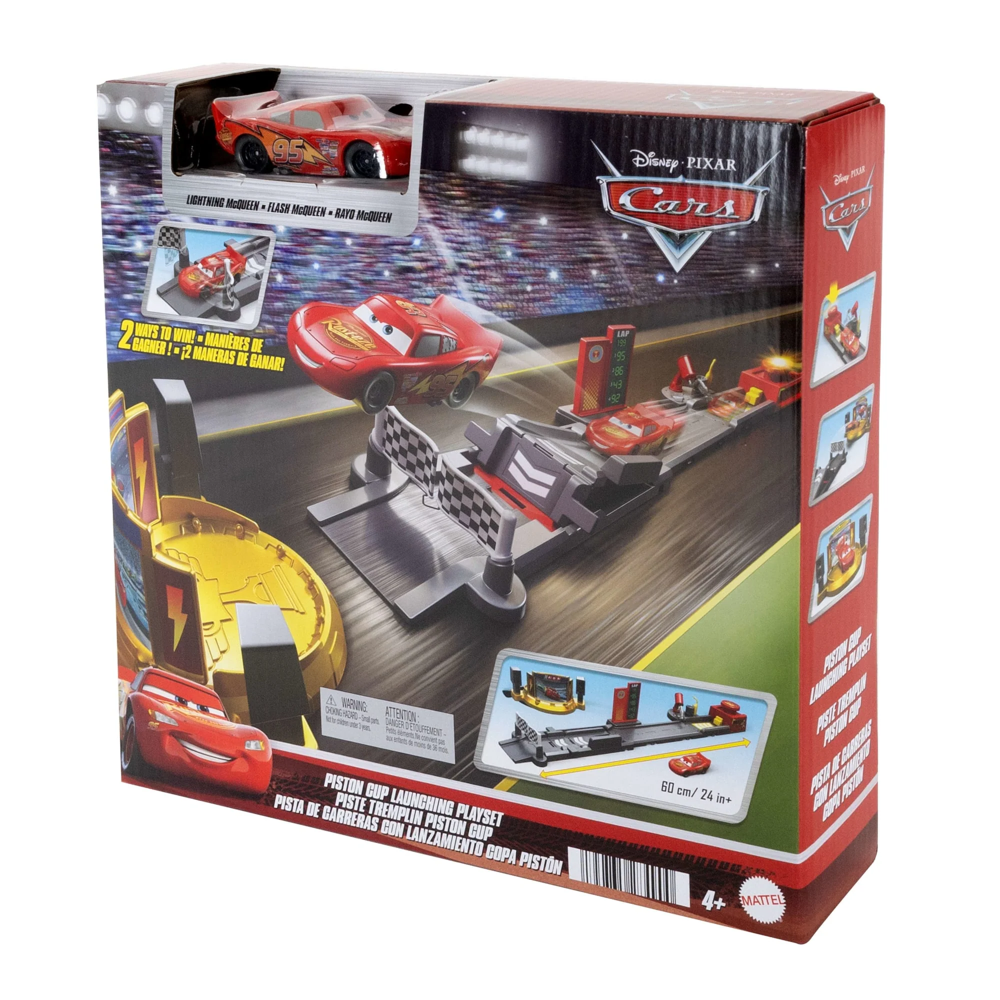 Conjunto De Juego Pista De Acrobacias Y Saltos Copa Pistón De Disneypixar Cars Y Coche De Juguete De Rayo Mcqueen - Image 5
