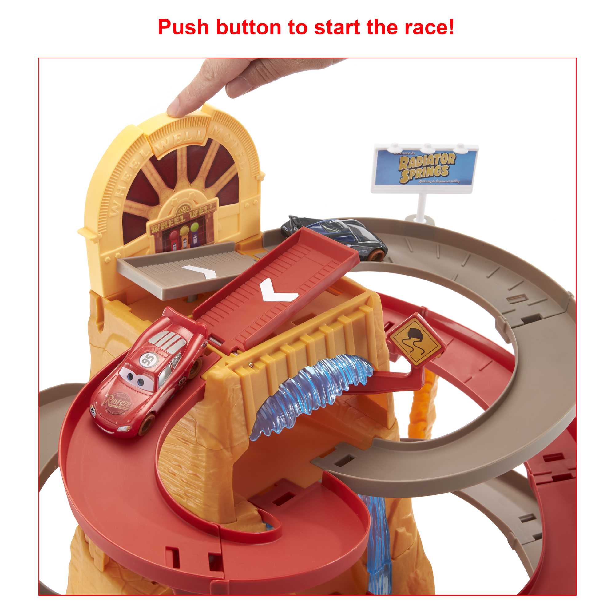 Disney and Pixar Cars Radiator Springs Mountain Race Playset - Image 3