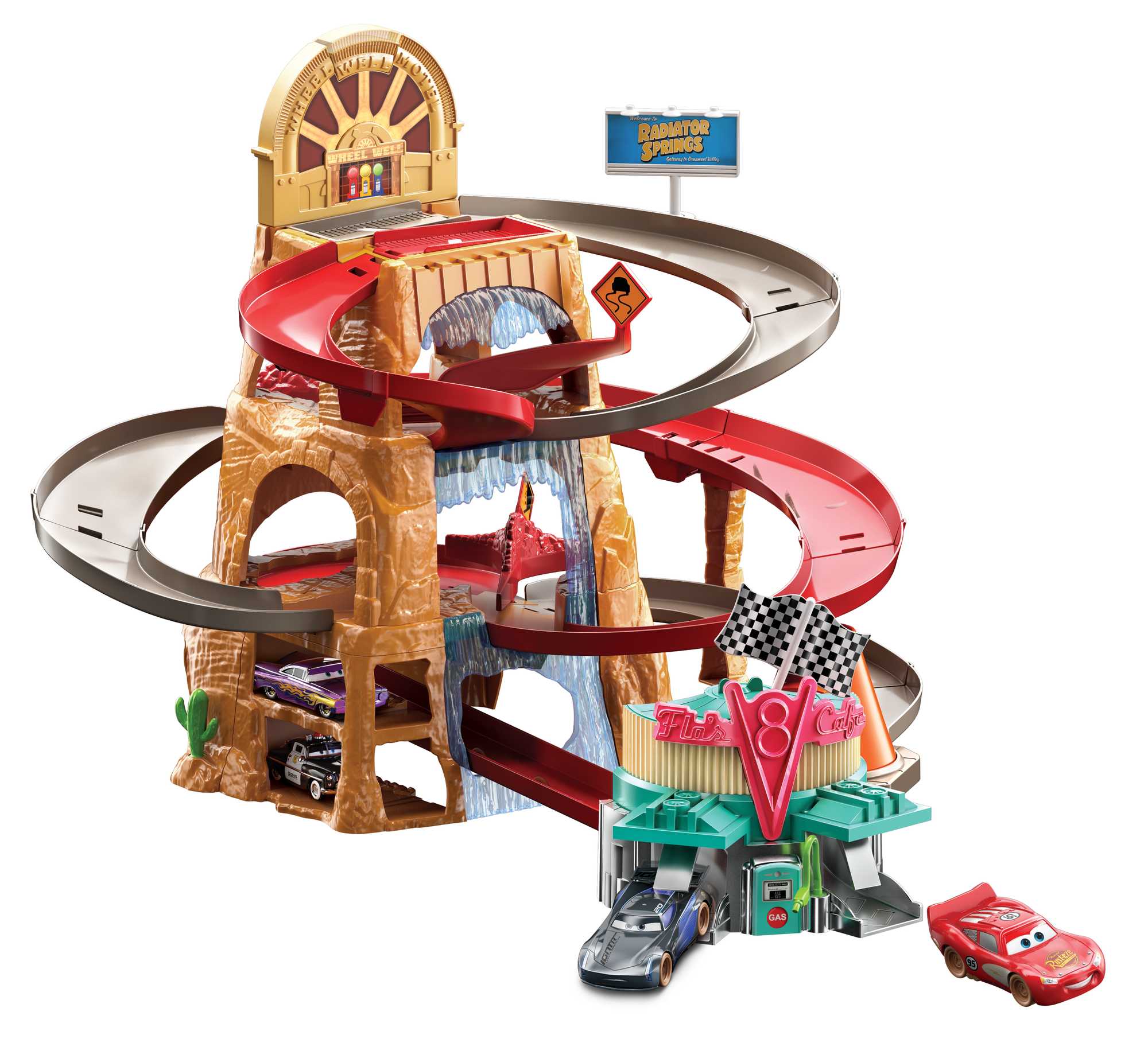 Disney and Pixar Cars Radiator Springs Mountain Race Playset
