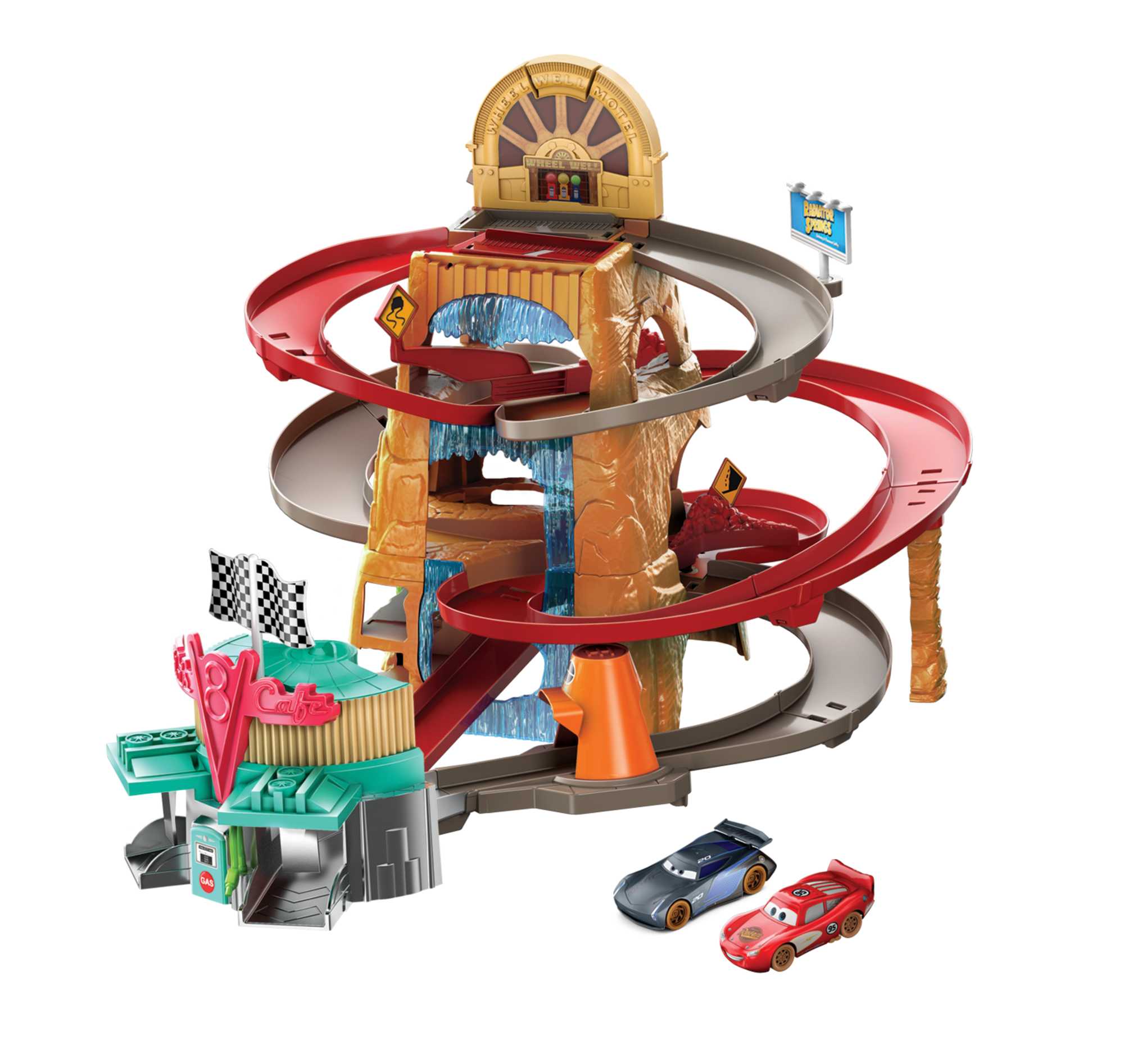 Disney and Pixar Cars Radiator Springs Mountain Race Playset - Image 2