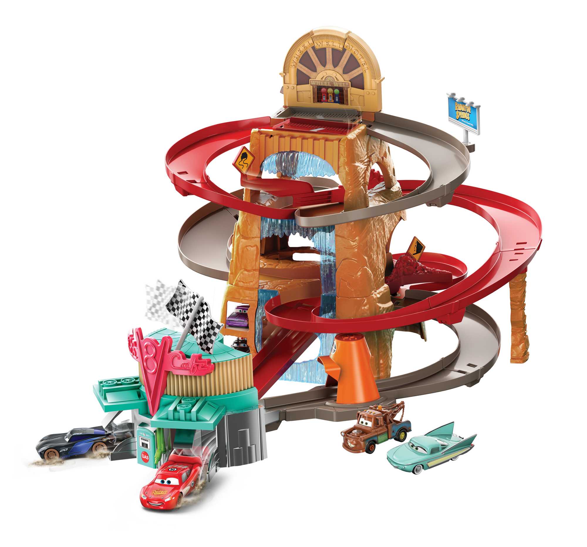 Disney and Pixar Cars Radiator Springs Mountain Race Playset - Image 3