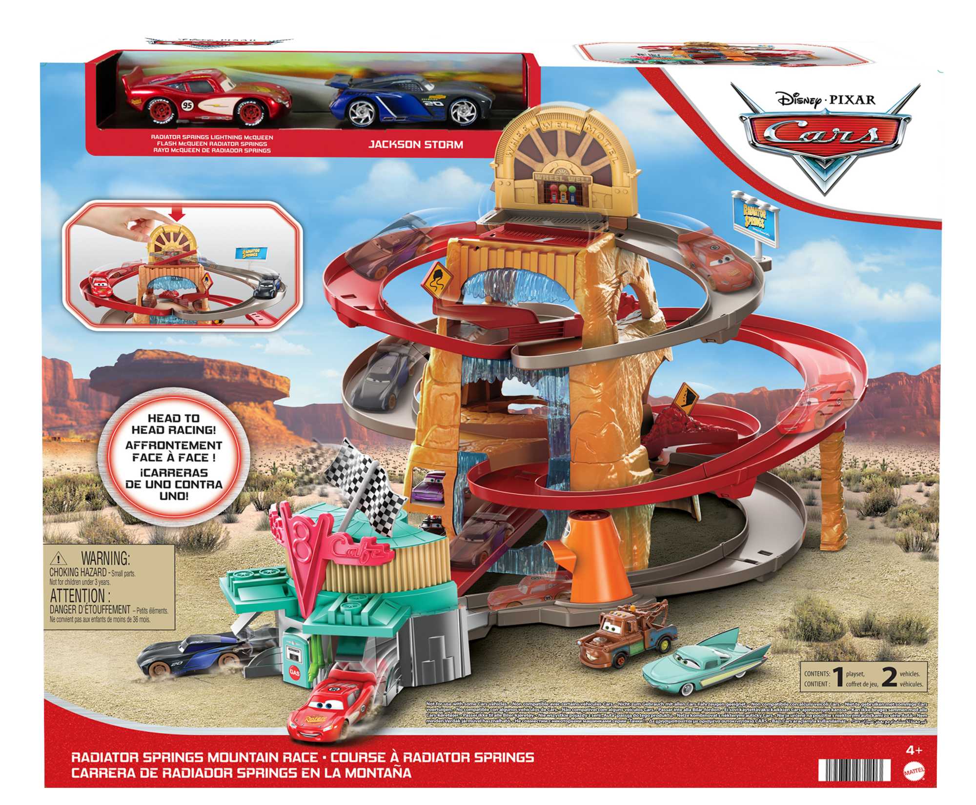 Disney and Pixar Cars Radiator Springs Mountain Race Playset - Image 4