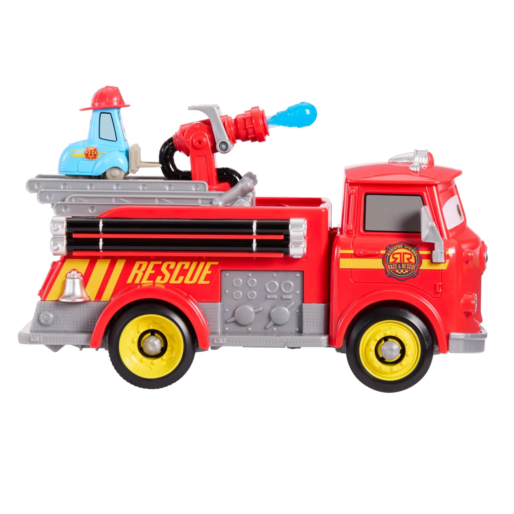Conjunto Rojo Y Guido Rescate A Toda Máquina En Radiador Springs De Disney Pixar Cars, Incluye Accesorios - Image 2