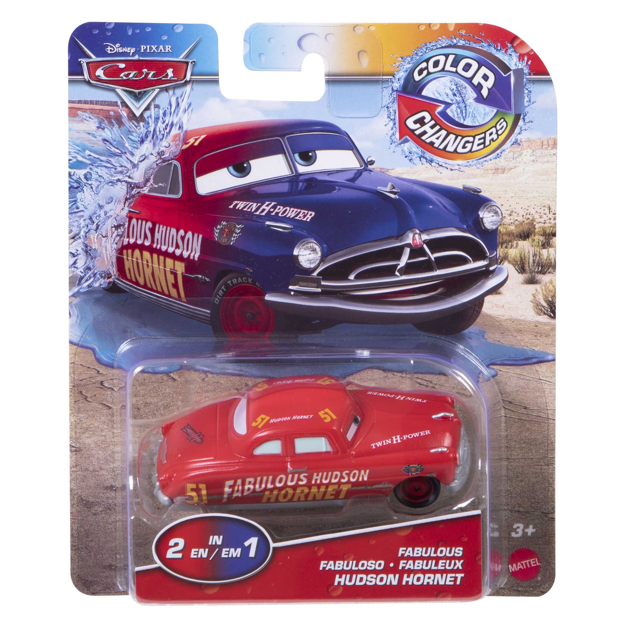 Disney Cars Color Changer Coches Que Cambian De Color Con Agua Modelos Surtidos (Mattel Gny94) - Image 4