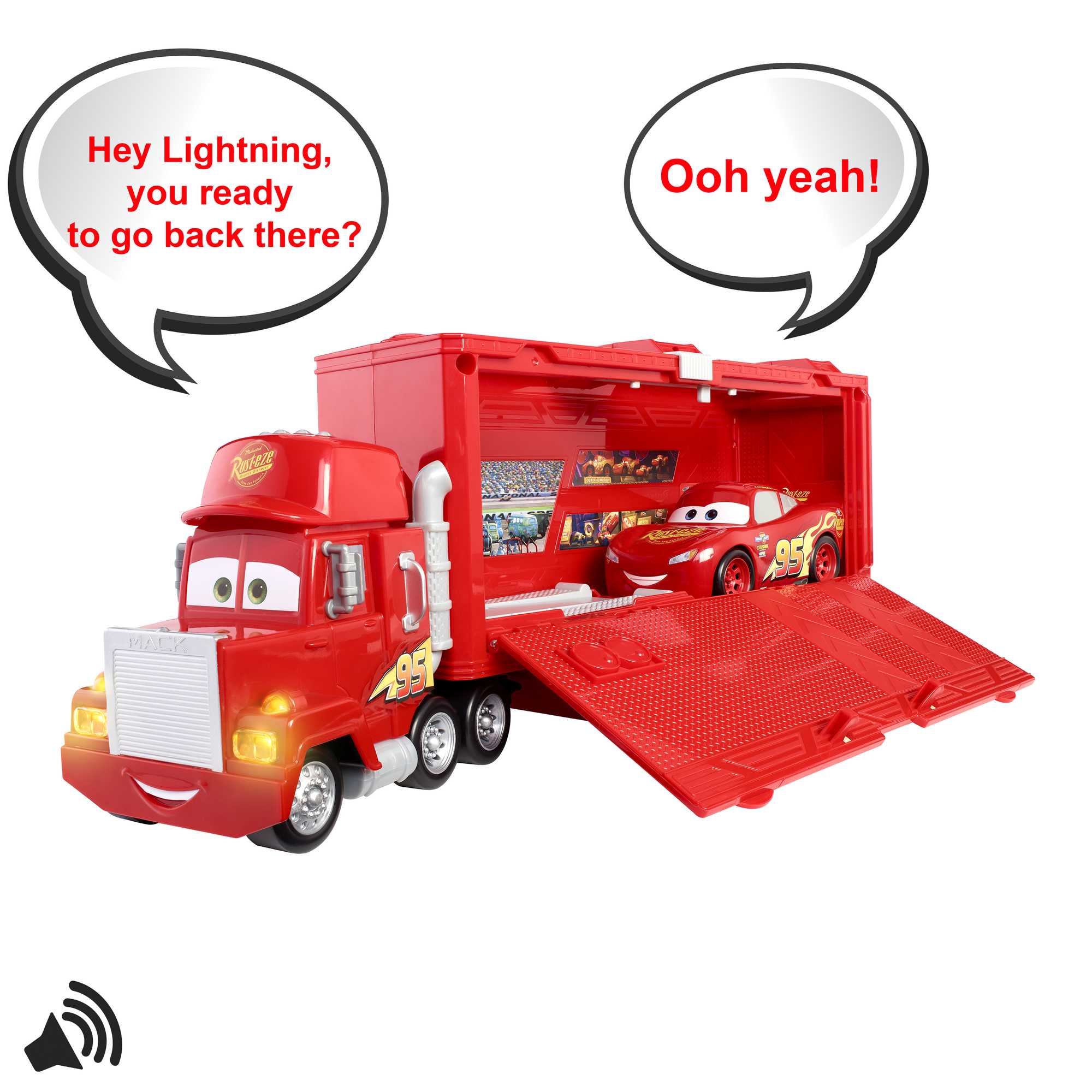 Disney and Pixar Cars Track Talkers Chat & Haul Mack - Image 3