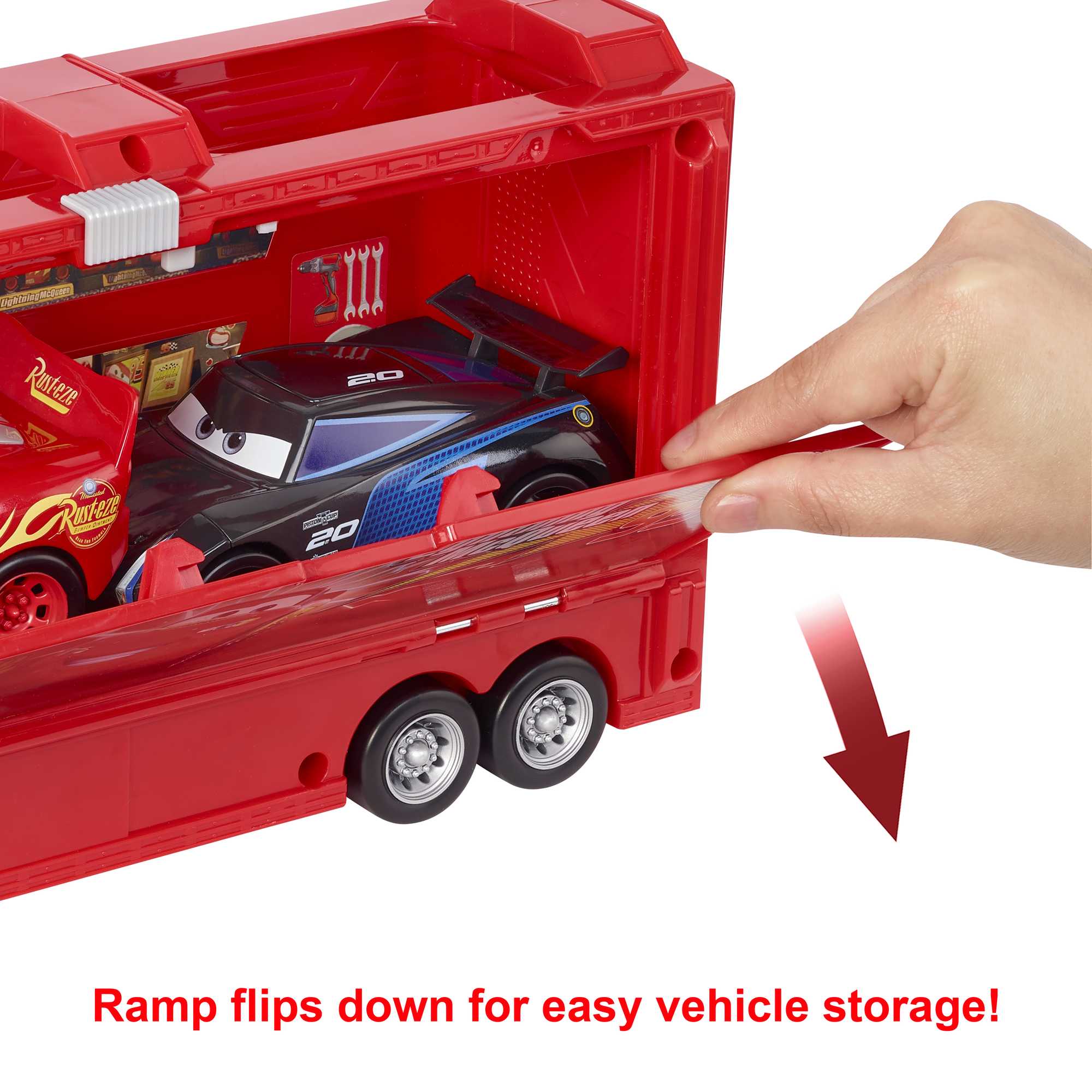 Disney and Pixar Cars Track Talkers Chat & Haul Mack - Image 4