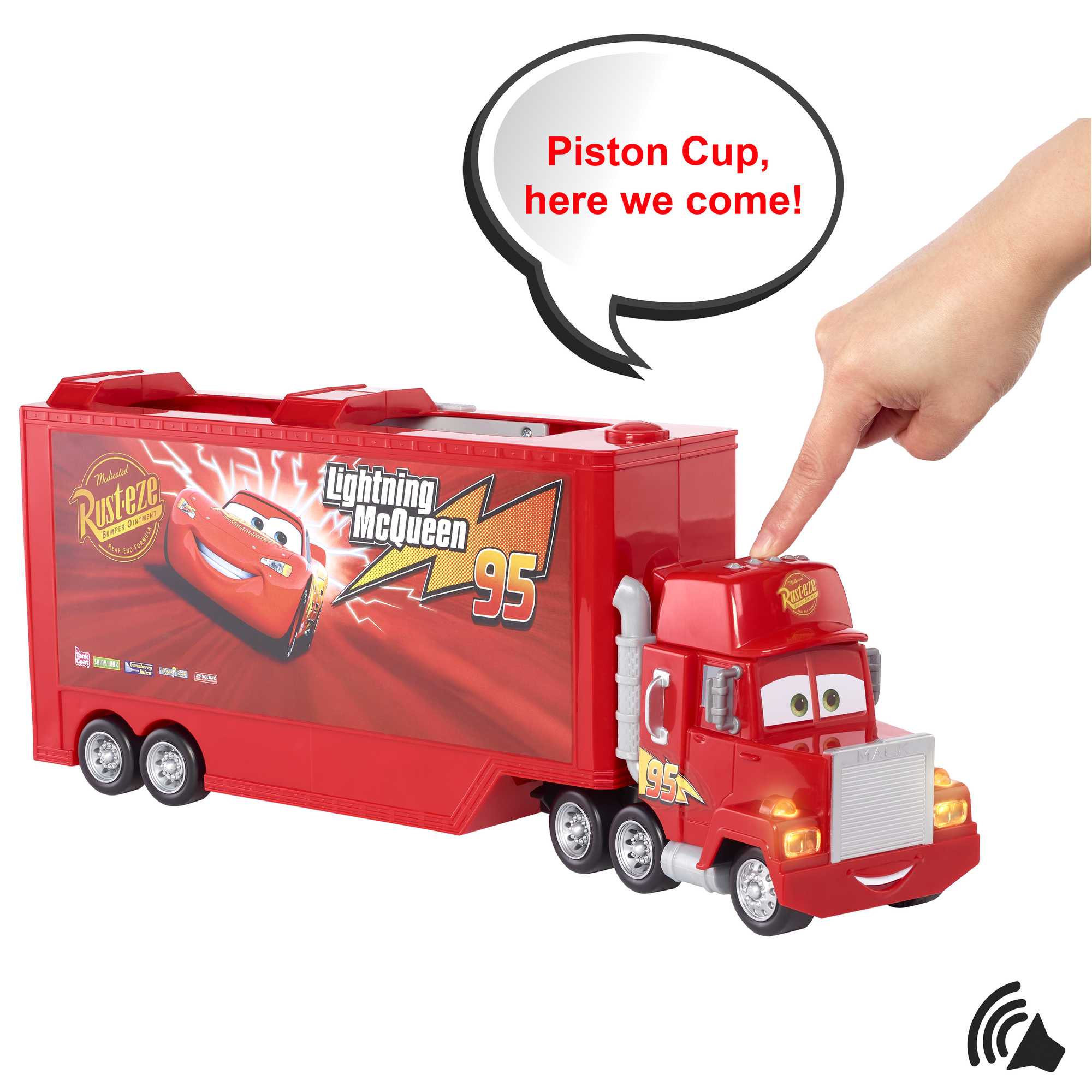 Disney and Pixar Cars Track Talkers Chat & Haul Mack - Image 5
