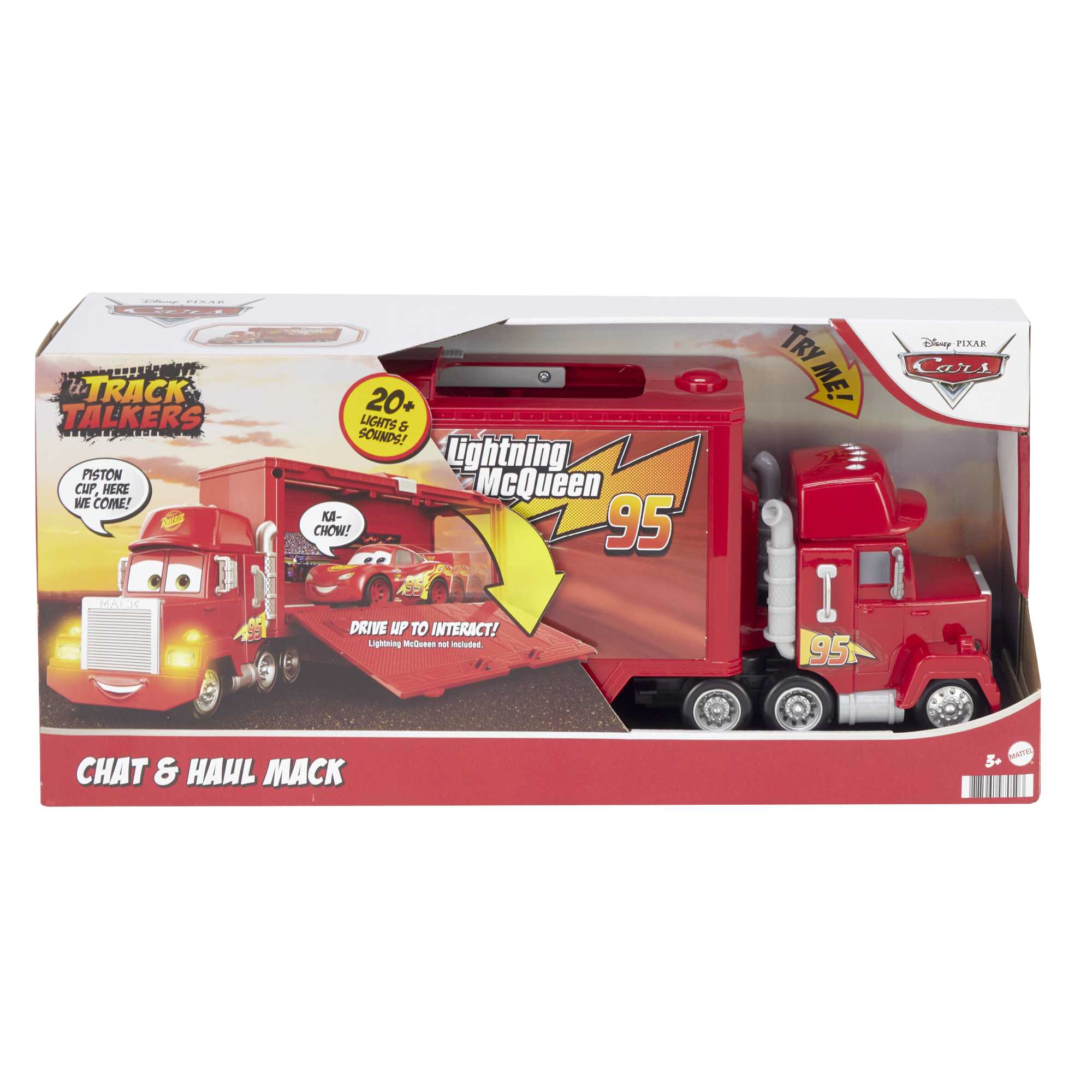 Disney and Pixar Cars Track Talkers Chat & Haul Mack - Image 6