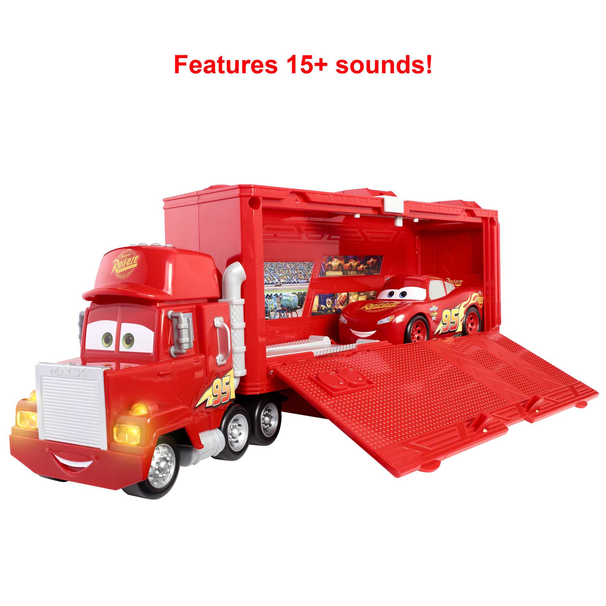 Disney and Pixar Cars Track Talkers Chat & Haul Mack - Image 4