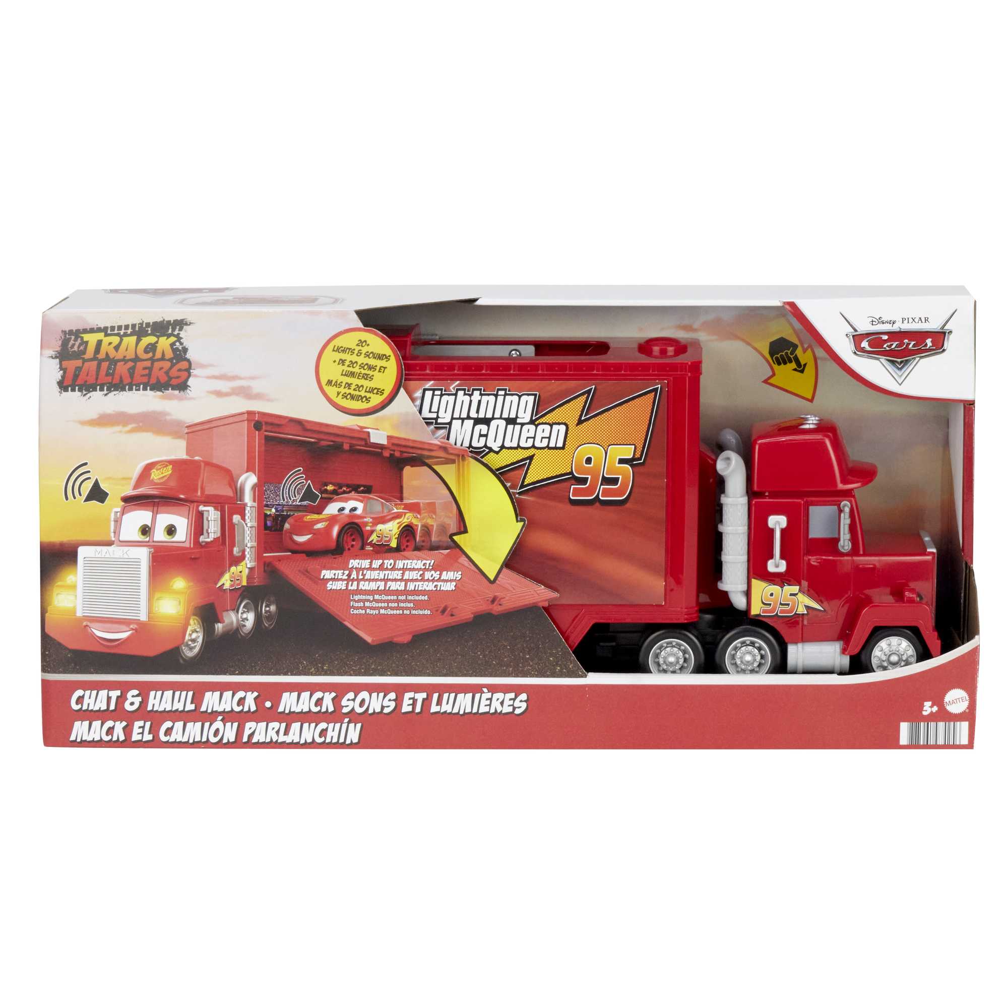 Disney and Pixar Cars Track Talkers Chat & Haul Mack - Image 6
