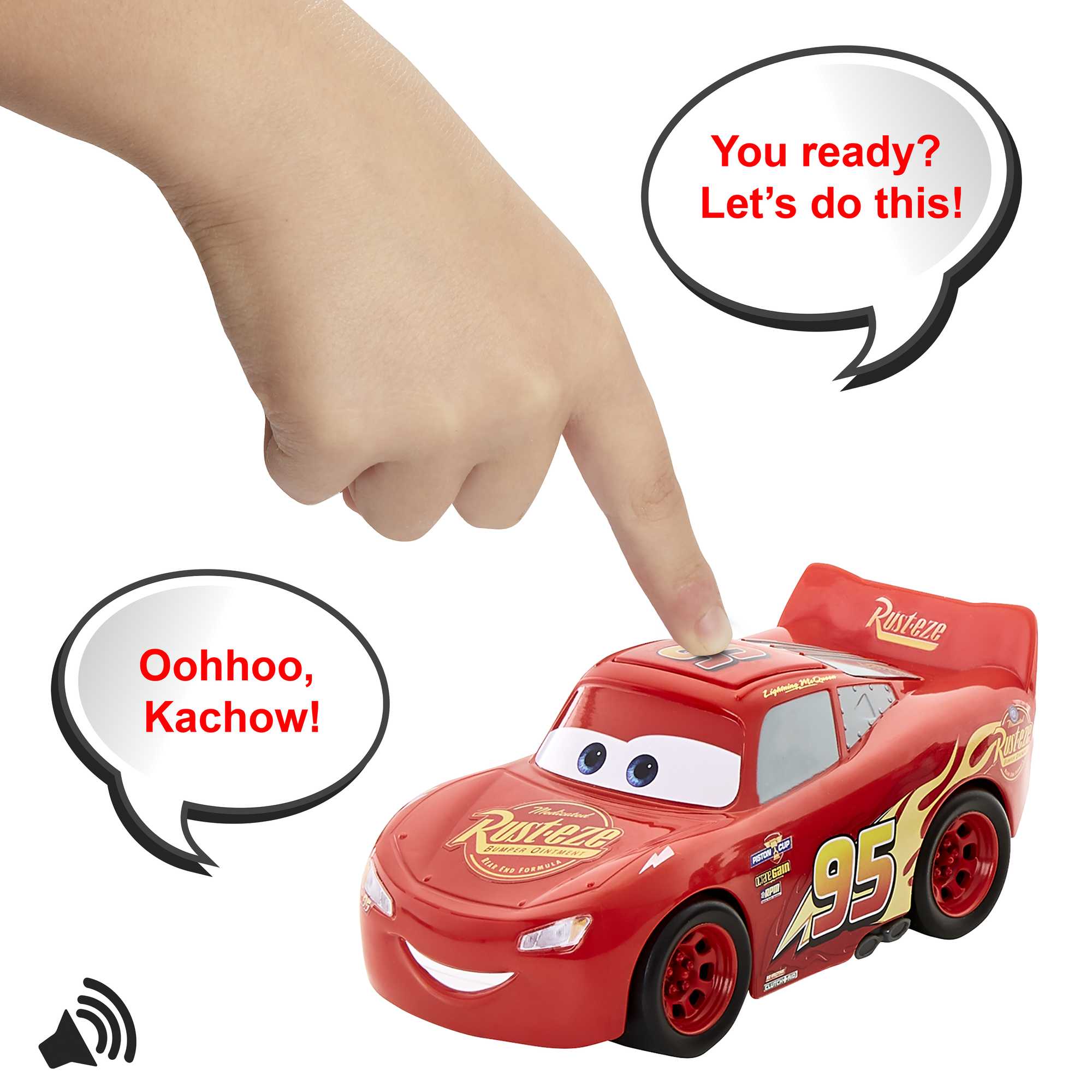 Disney and Pixar Cars Track Talkers Lightning McQueen - Image 3