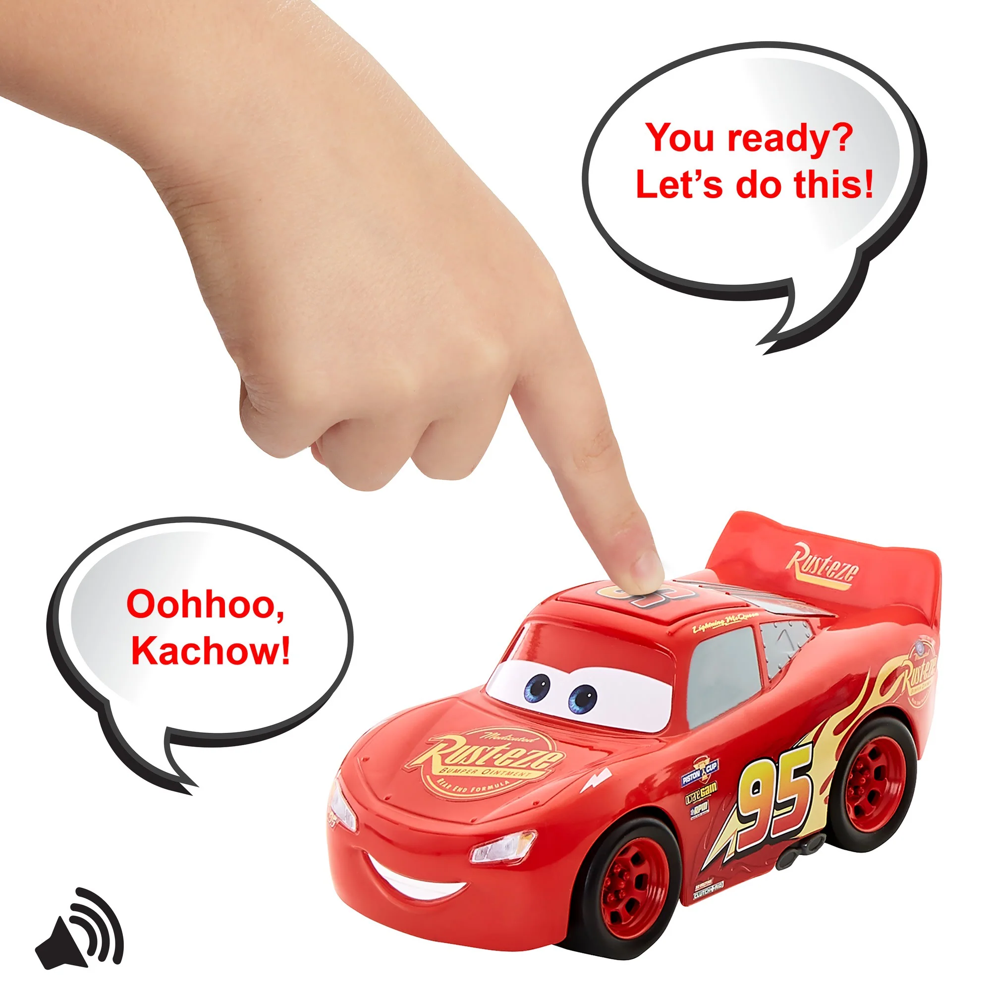 Disney Pixar Cars Track Talkers Lightning Mcqueen - Image 2