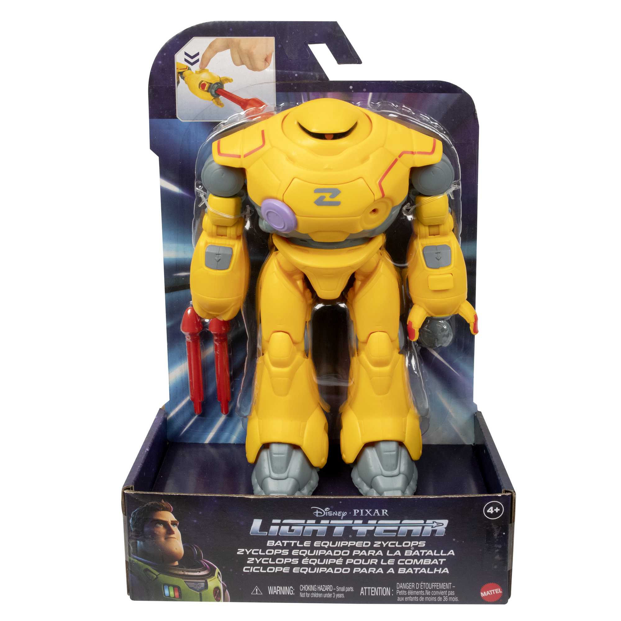 Disney Pixar Lightyear Battle Equipped Zyclops Figure - Image 6