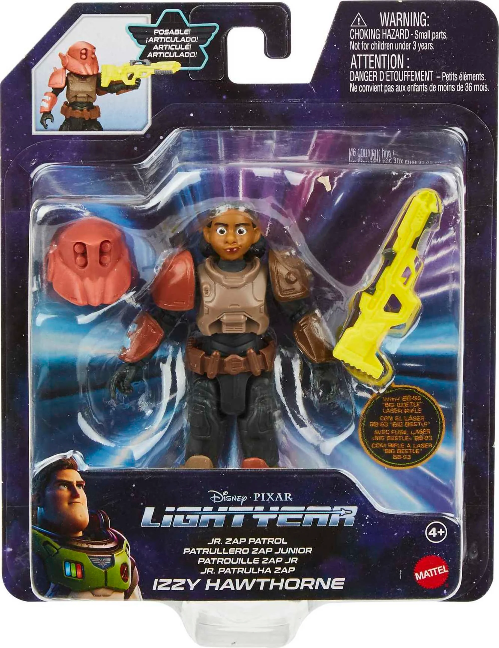 Disney Pixar Lightyear Jr. Zap Patrol Izzy Hawthorne Figure - Image 6