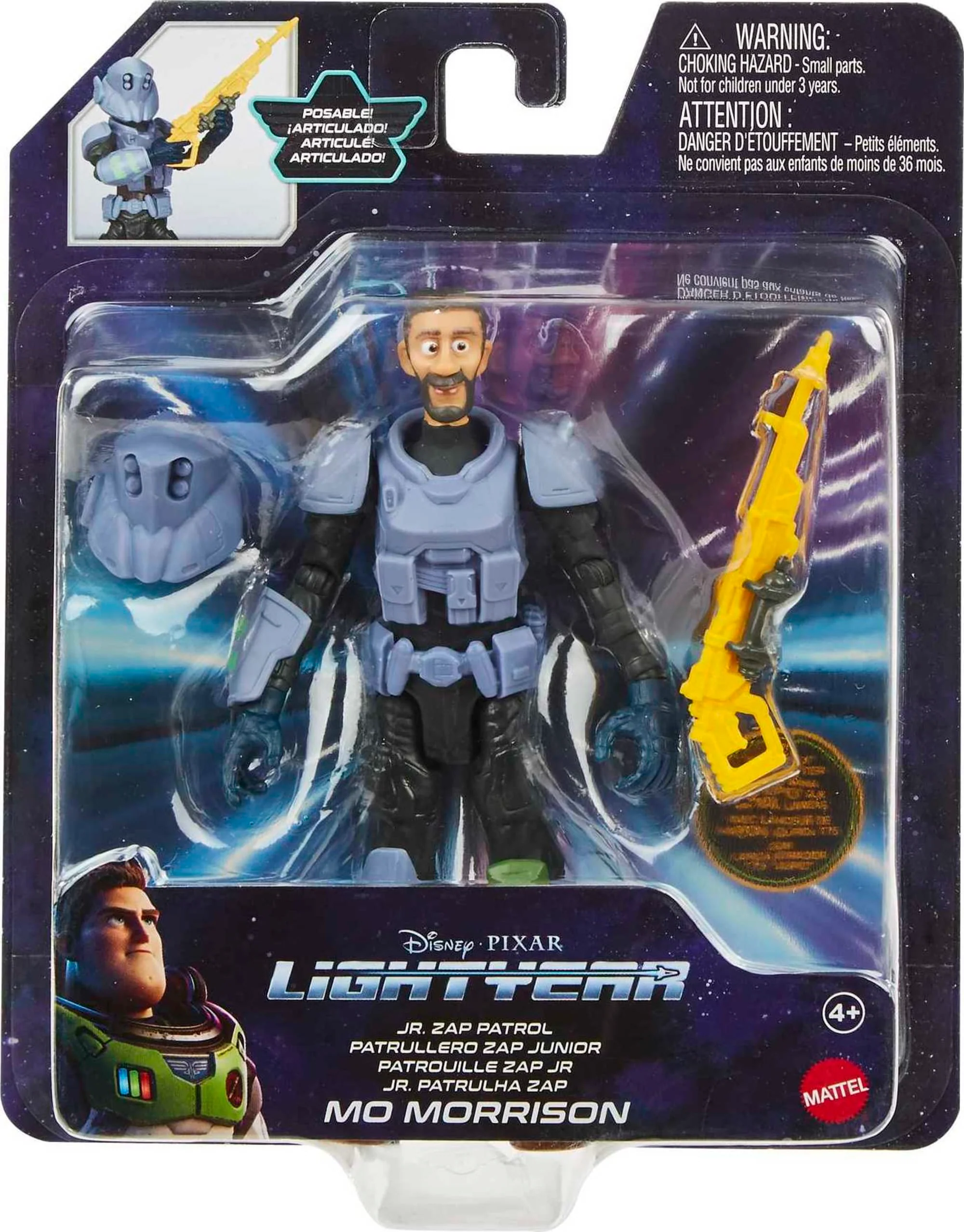 Disney Pixar Lightyear Jr. Zap Patrol Mo Morrison Figure - Image 6