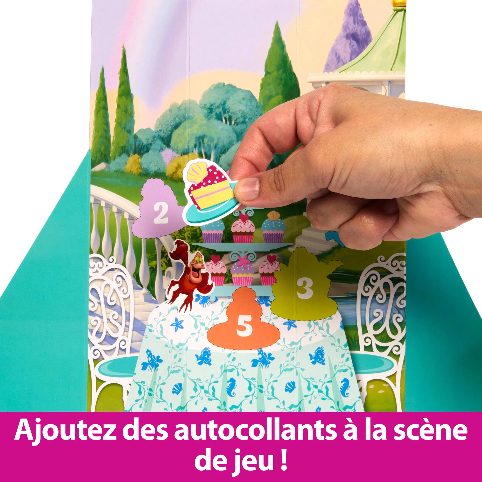 Mattel-Princesses Disney Spin & Reveal-Poupée Ariel Avec 11 Surprises - Image 5