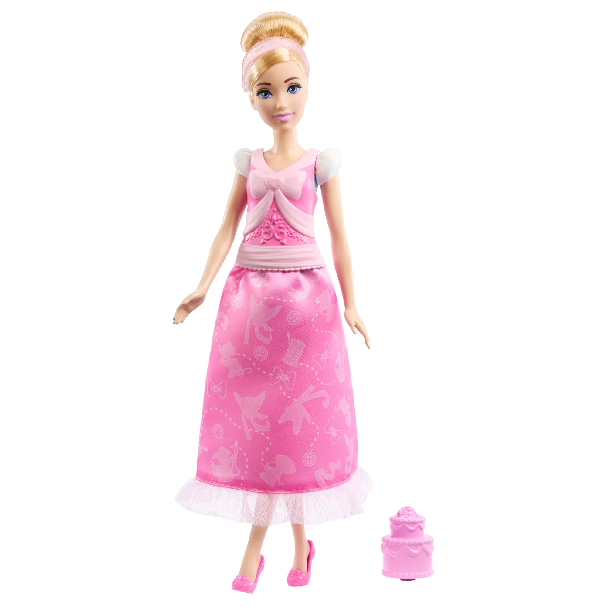 Disney Prensesi 2'si 1 Arada Hikayeler Cinderella Bebek, Takılıp Çıkarılabilen 2 Büstiyer, 2 Etek Ve 9 Aksesuar - Image 4