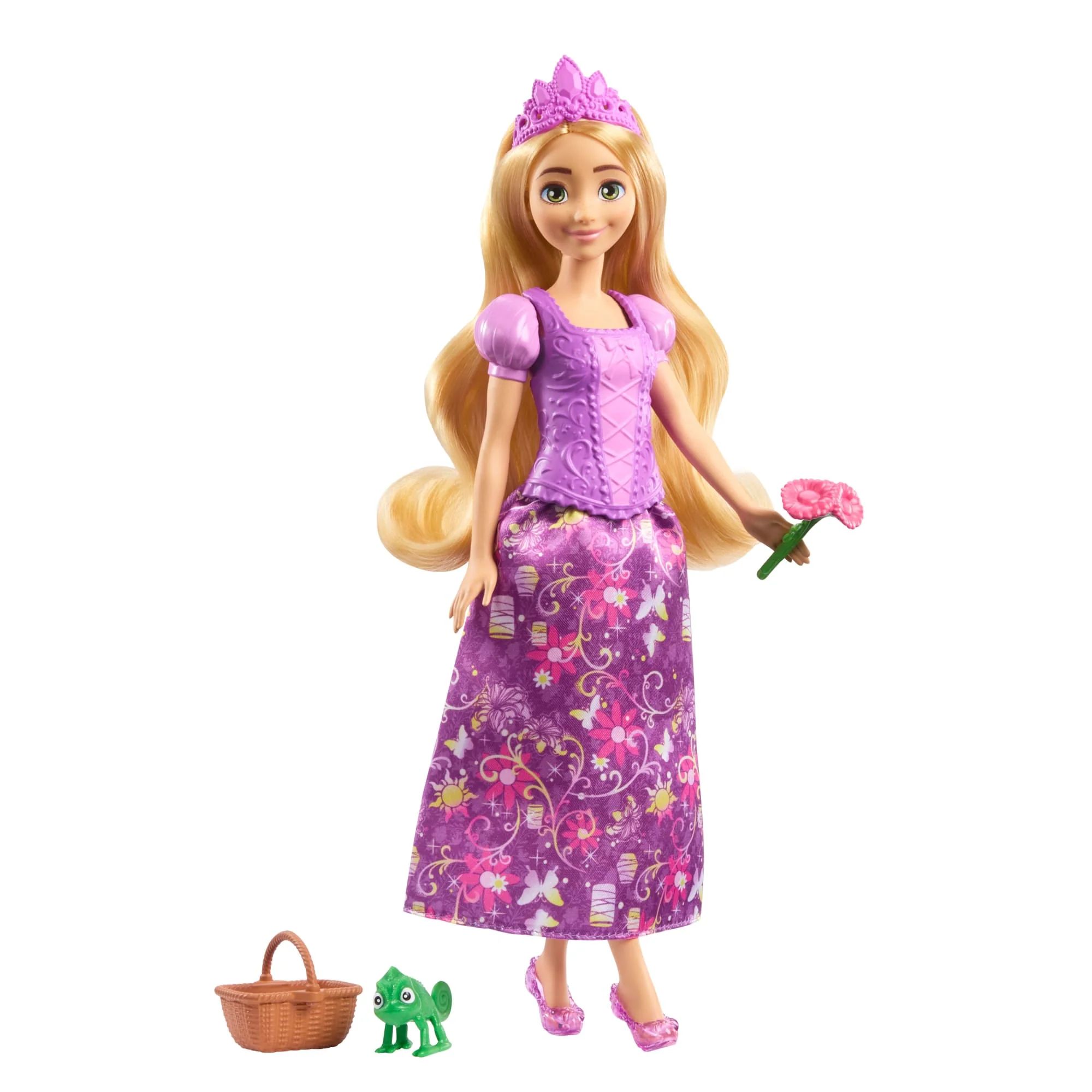 Disney Prensesi 2'si 1 Arada Hikayeler Rapunzel Bebek, Takılıp Çıkarılabilen 2 Büstiyer, 2 Etek Ve 9 Aksesuar - Image 6