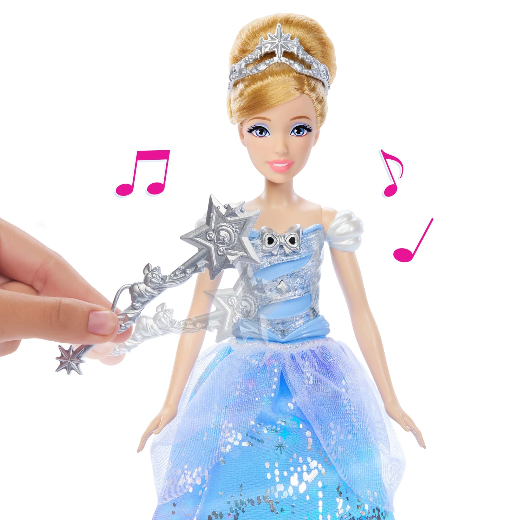 Muñeca De Moda Cenicienta Con Vestido De Baile Encantado De Disney Princesas Con Luces Y Sonidos, Inspirada En La Película - Image 2