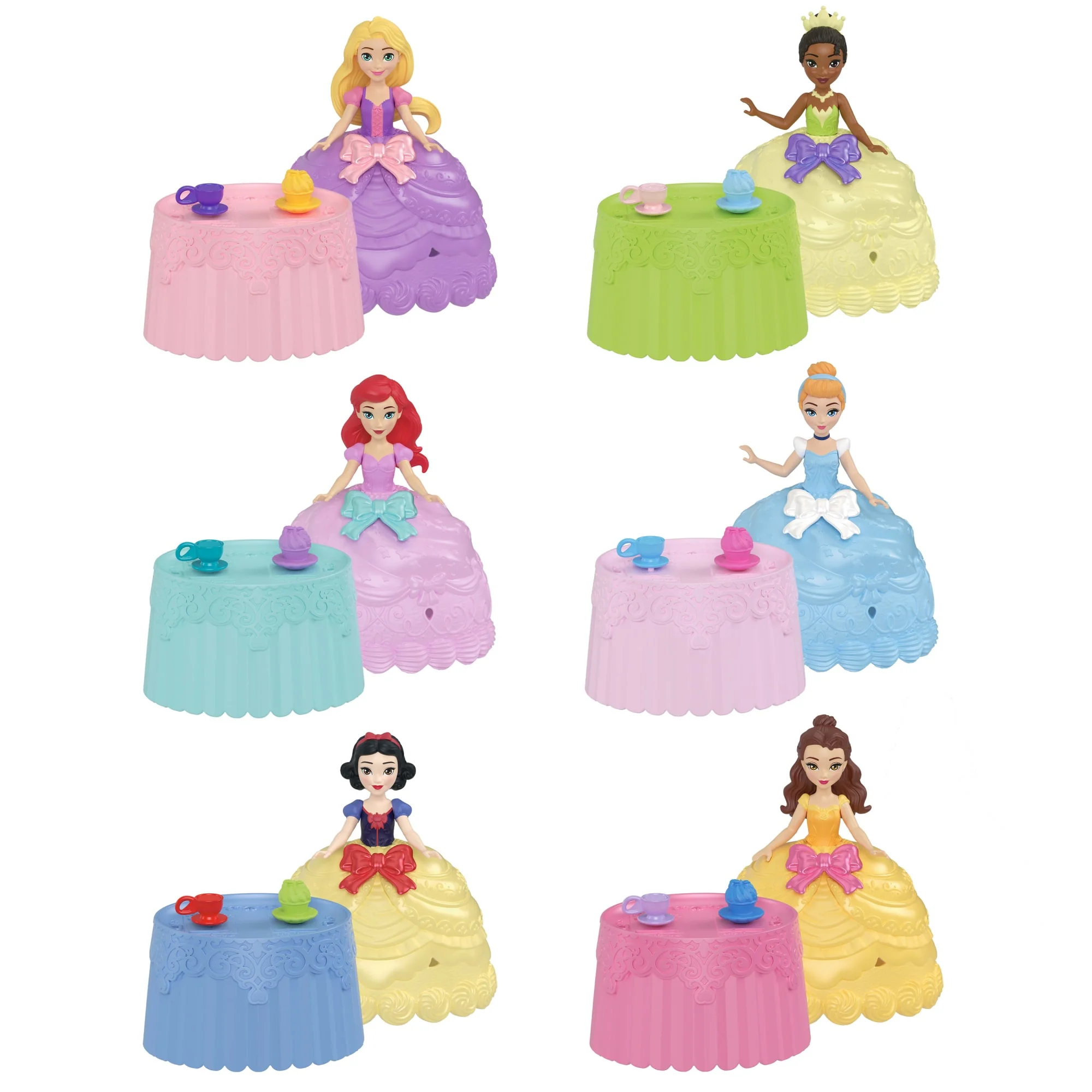 Juguete Cupcake Doll Reveal De Disney Princesas Con 5 Sorpresas, Como Una Muñeca Pequeña Y 2 Accesorios - Image 5