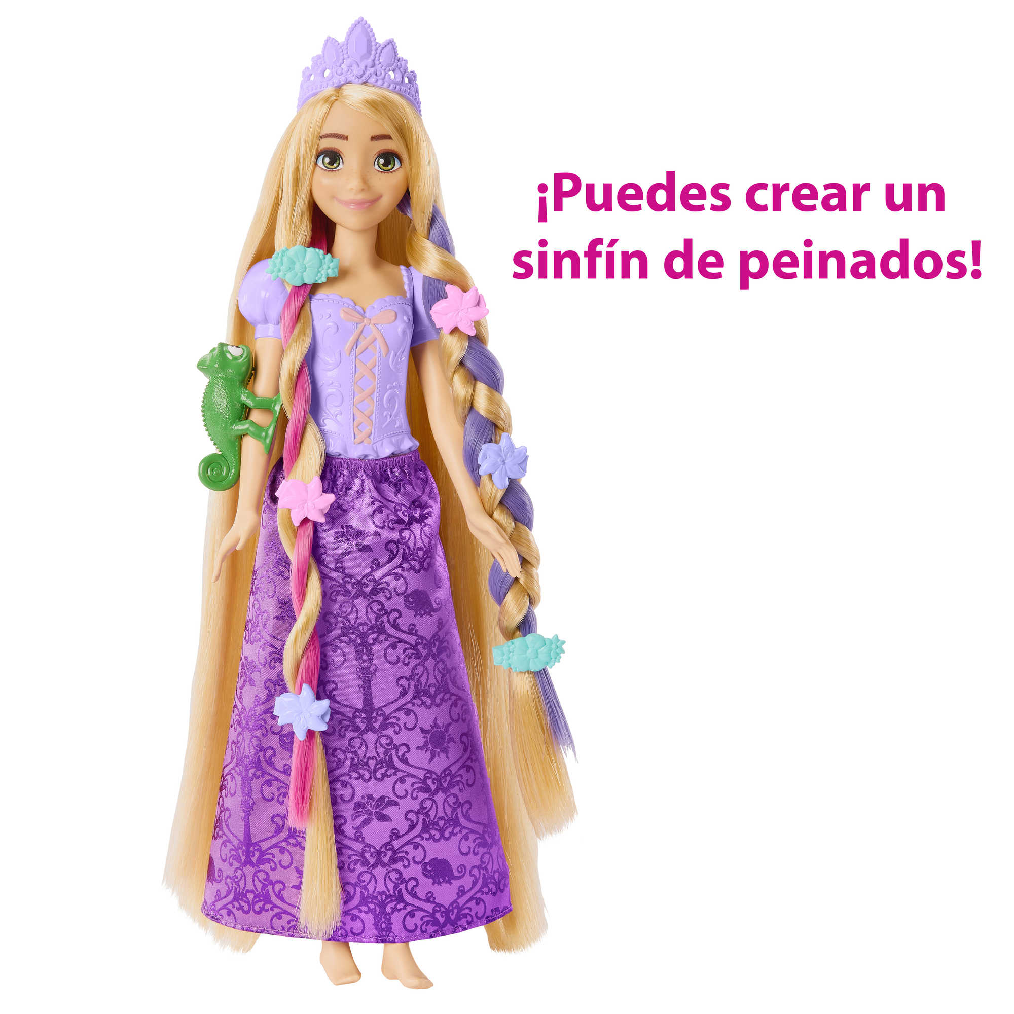 Disney Princesas Fairy-Tale Hair Rapunzel Muñeca - Image 6