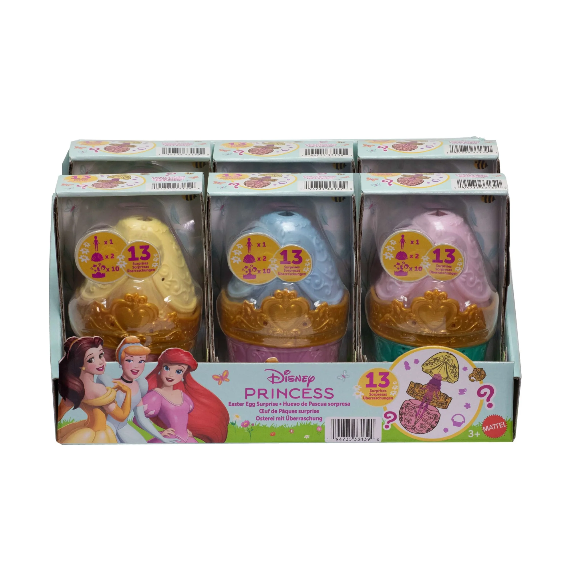 Huevo De Pascua Sorpresa De Disney Princesas Con 1 Minimuñeca, 2 Faldas Y 10 Accesorios (Los Estilos Pueden Variar) - Image 6