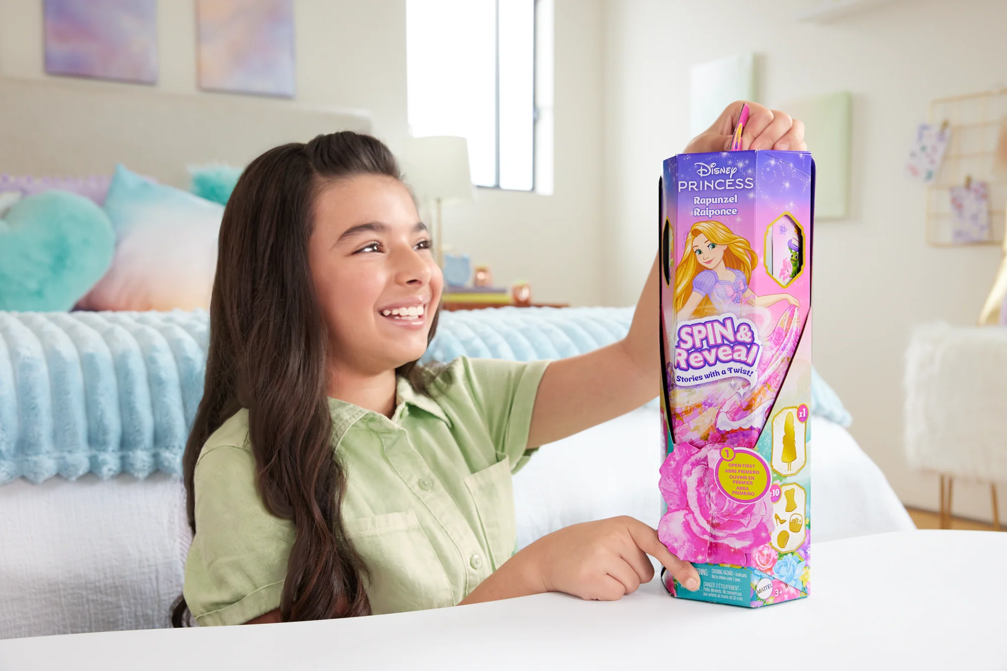 Muñeca De Moda Rapunzel Spin & Reveal De Disney Princesas Y Accesorios Con 11Sorpresas - Image 2