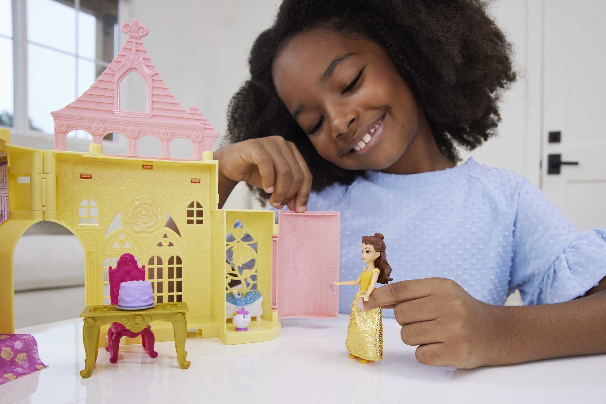 Castillo Apilable De Bella De Disney Princesas, Regalos Para Niños Y Niñas - Image 2