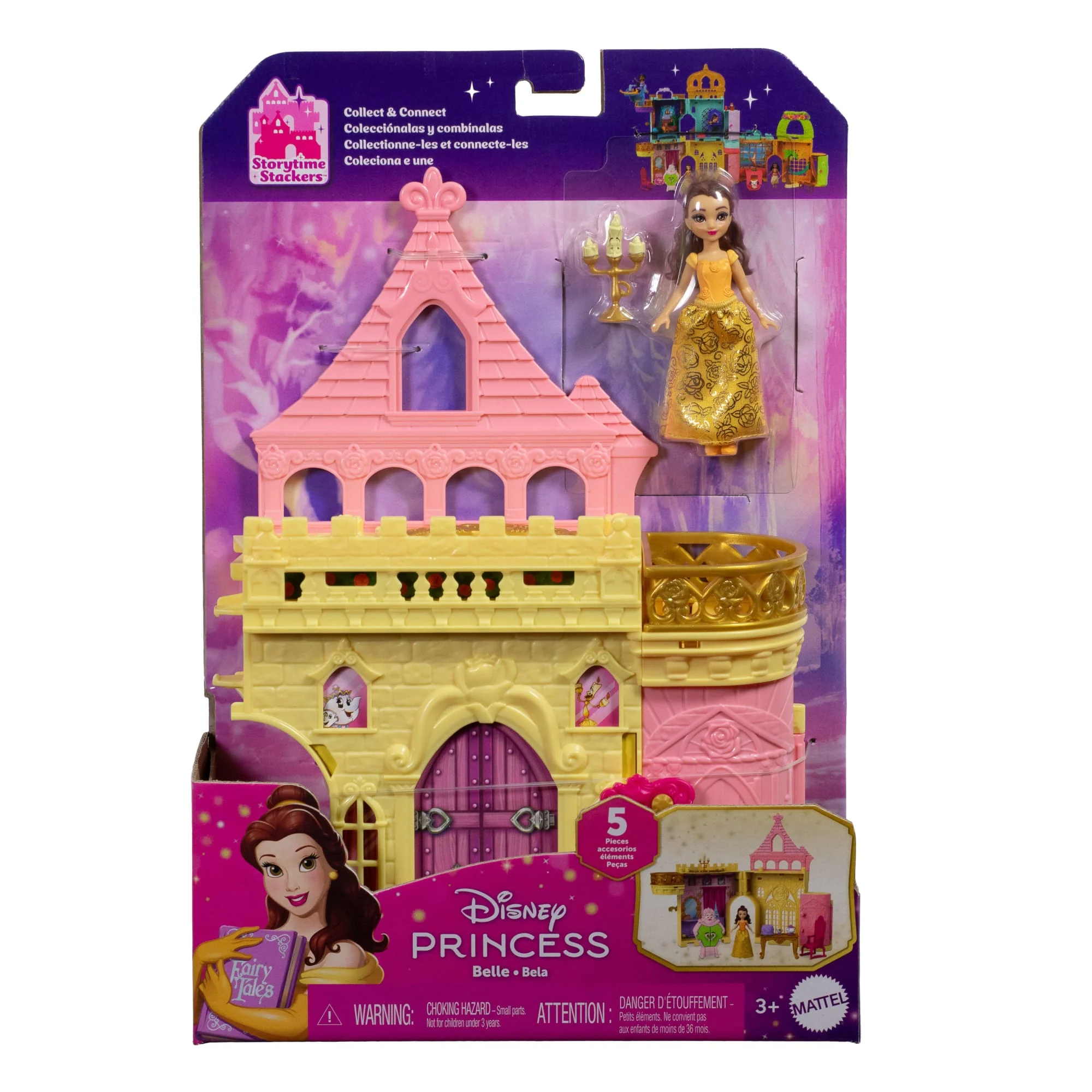 Castillo Apilable De Bella De Disney Princesas, Regalos Para Niños Y Niñas - Image 6