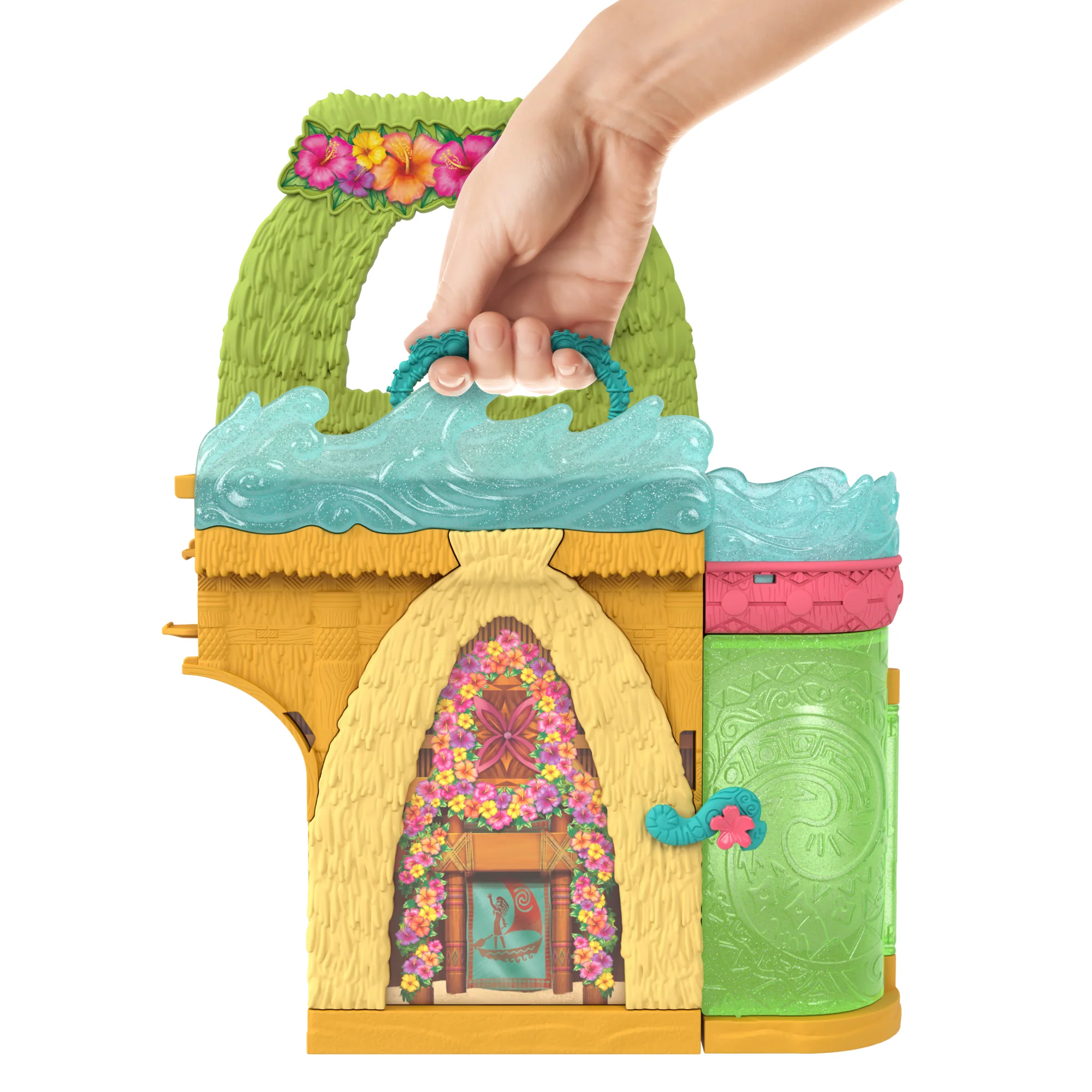 Casa De Muñecas Storytime Stackers De Vaiana De Disney Princesas Con Muñeca Pequeña, Animal Amigo Y Nueve Accesorios - Image 3