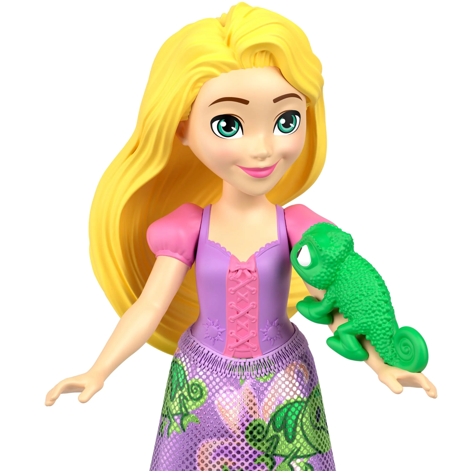 Conjunto De Juego Disney Princesas Y Amigos Con Cinco Muñecas Pequeñas Con Conjuntos Brillantes Y Cinco Figuras De Amigos - Image 5