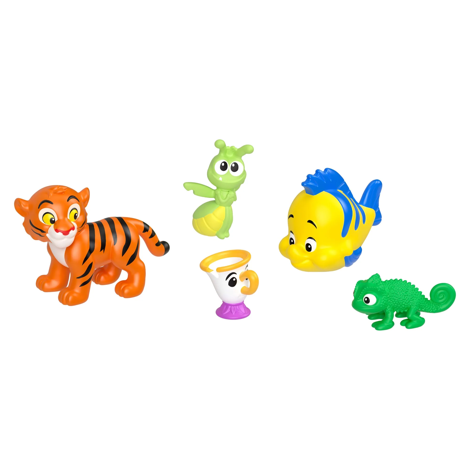 Conjunto De Juego Disney Princesas Y Amigos Con Cinco Muñecas Pequeñas Con Conjuntos Brillantes Y Cinco Figuras De Amigos - Image 6