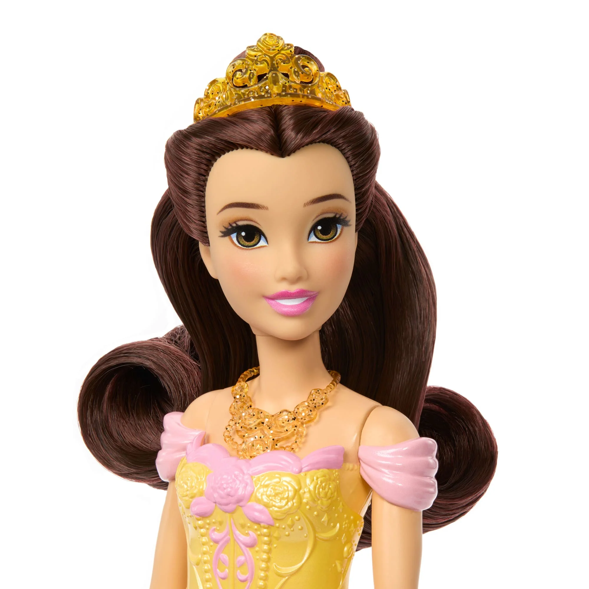 Disney Princess 2-In-1-Geschichten Belle-Modepuppe Mit 2 Oberteilen Zum Anklipsen, 2 Röcken Und 9 Zubehörteilen - Image 4