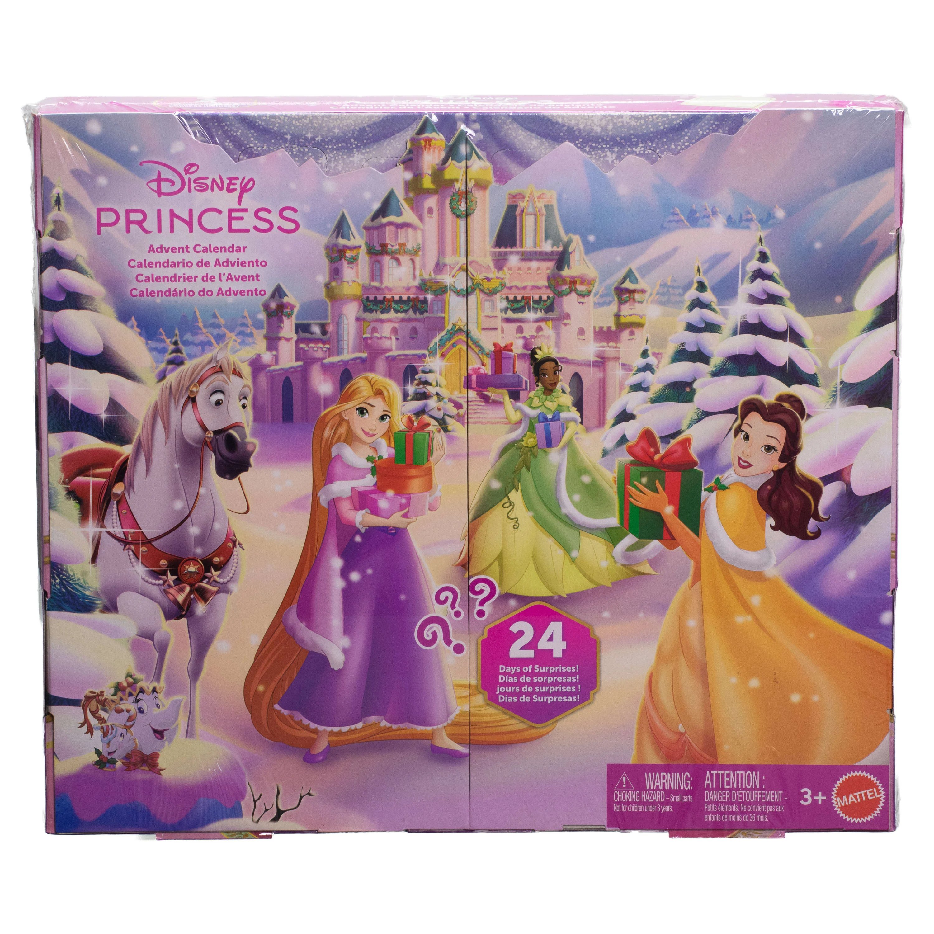 Disney Princess-Adventskalender Mit 24 Tagen Voller Überraschungen, Enthält 3 Kleine Puppen, 3 Freunde Und 22 Zubehörteile - Image 6
