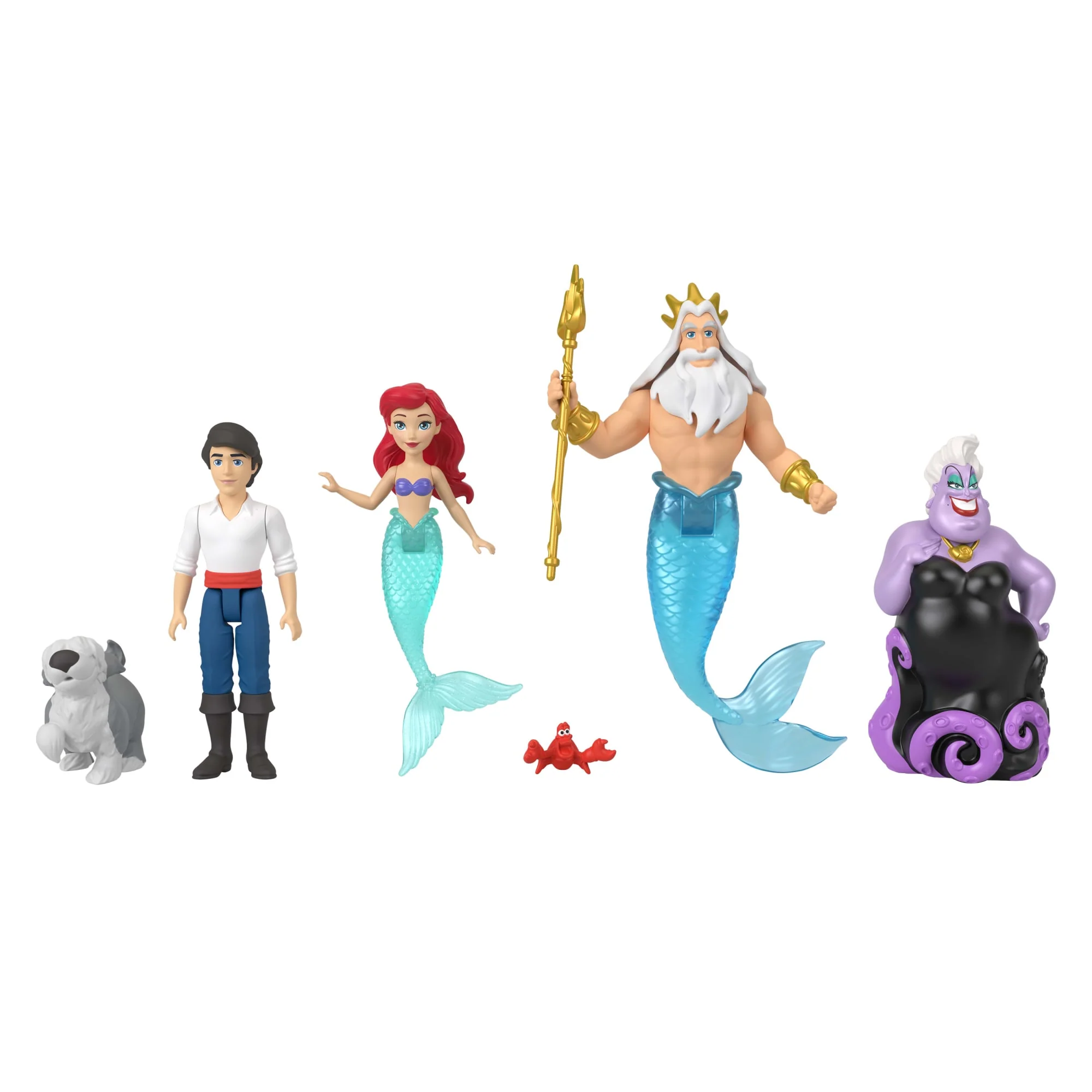 Disney Princess Arielle Die Meerjungfrau-Geschichtenbuchset Aus 4 Kleinen Puppen, 2 Figuren Und 1 Zubehörteil Aus Dem Film - Image 4