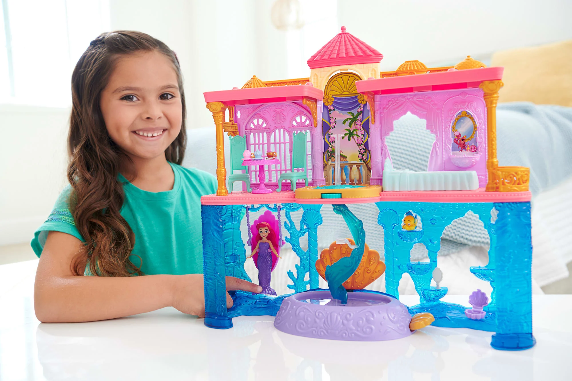 Disney Princess Toys, Ariel's Stacking Castle, Gifts For Kids - Image 2