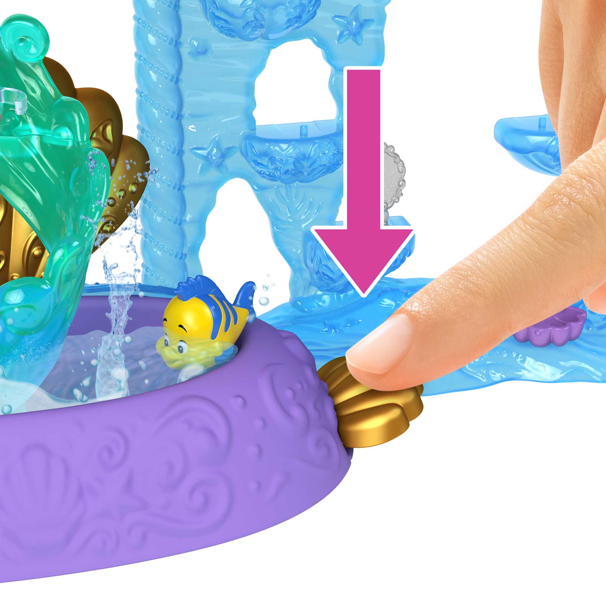 Juguetes De Disney Princesas, Castillo Apilable De Ariel, Regalos Para Niños Y Niñas - Image 3