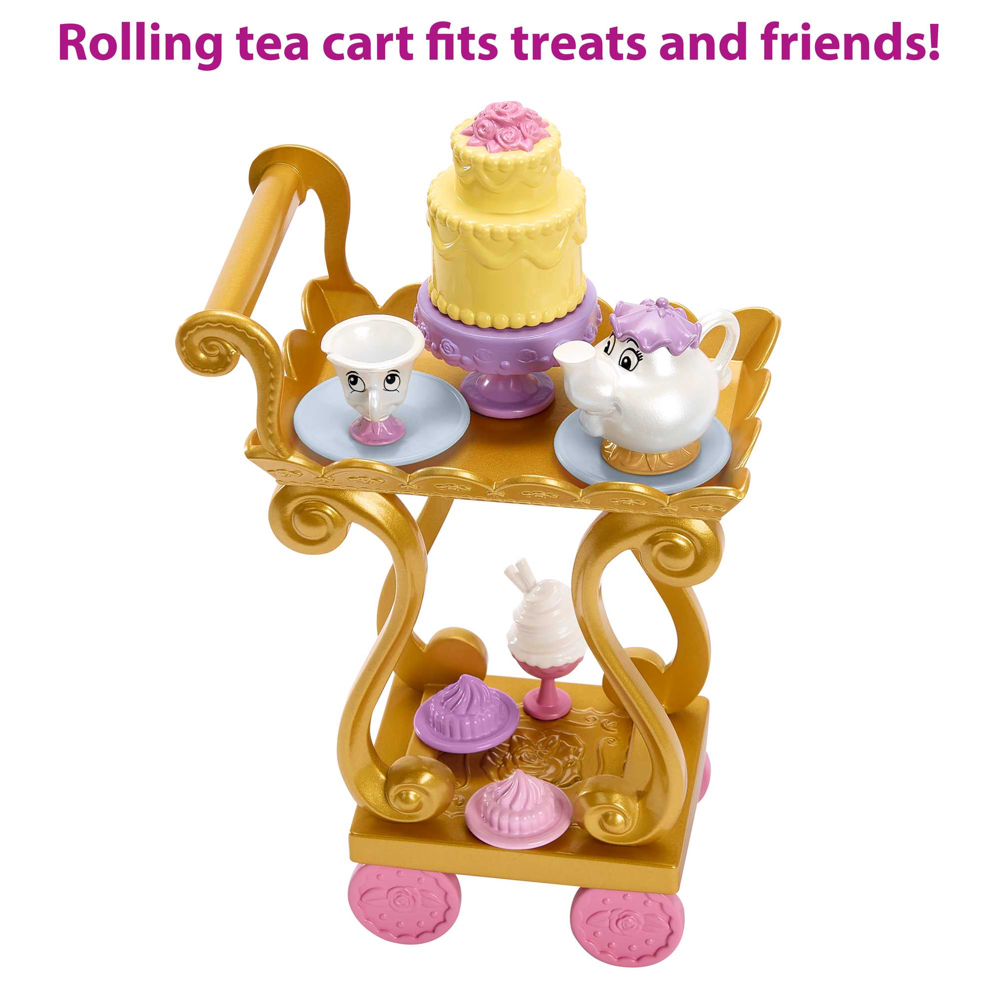 Disney Princess Belle's Tea Time Cart - Image 5