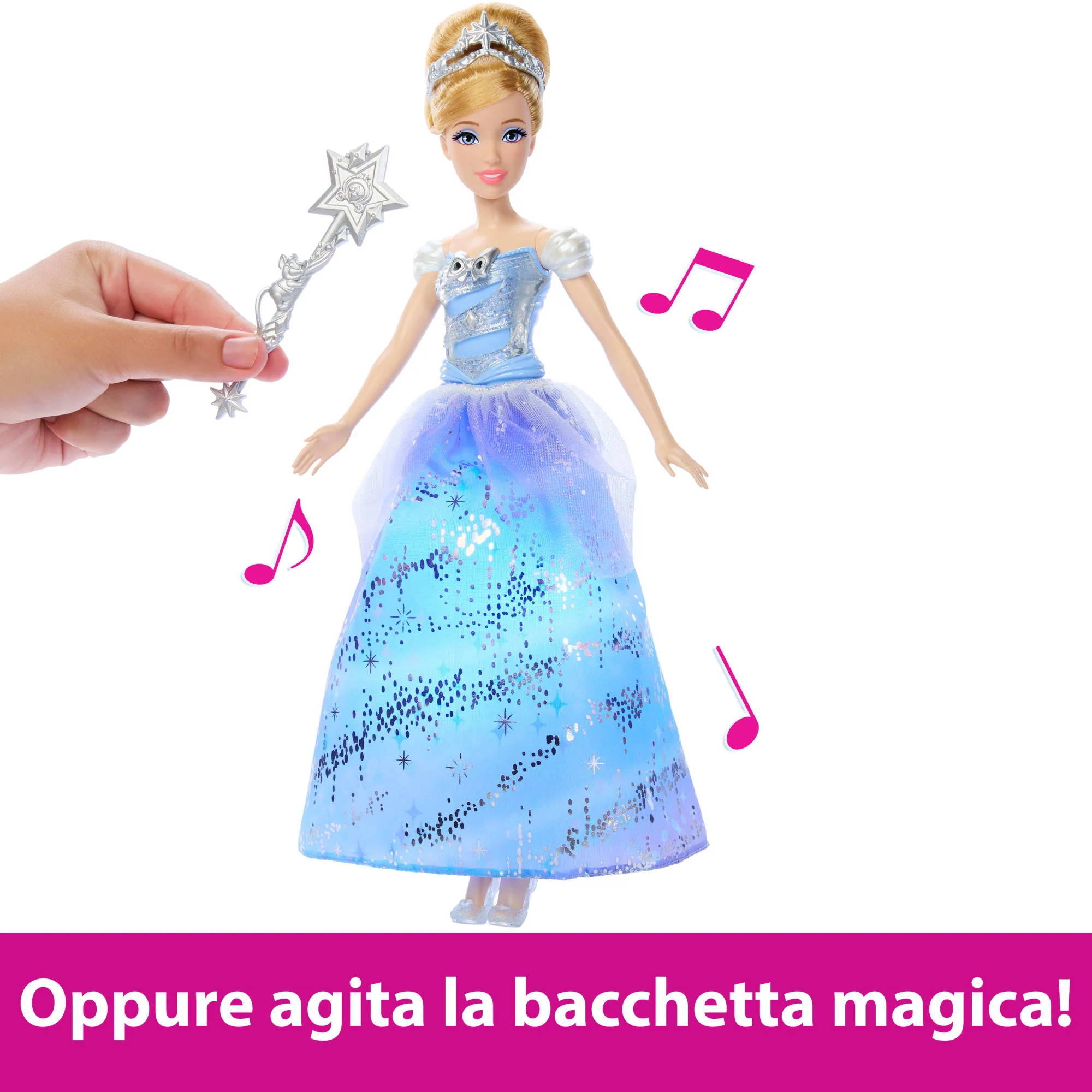Disney Princess Cenerentola Ballo Incantato Con Luci E Suoni, Bambola Ispirata Al Film - Image 5
