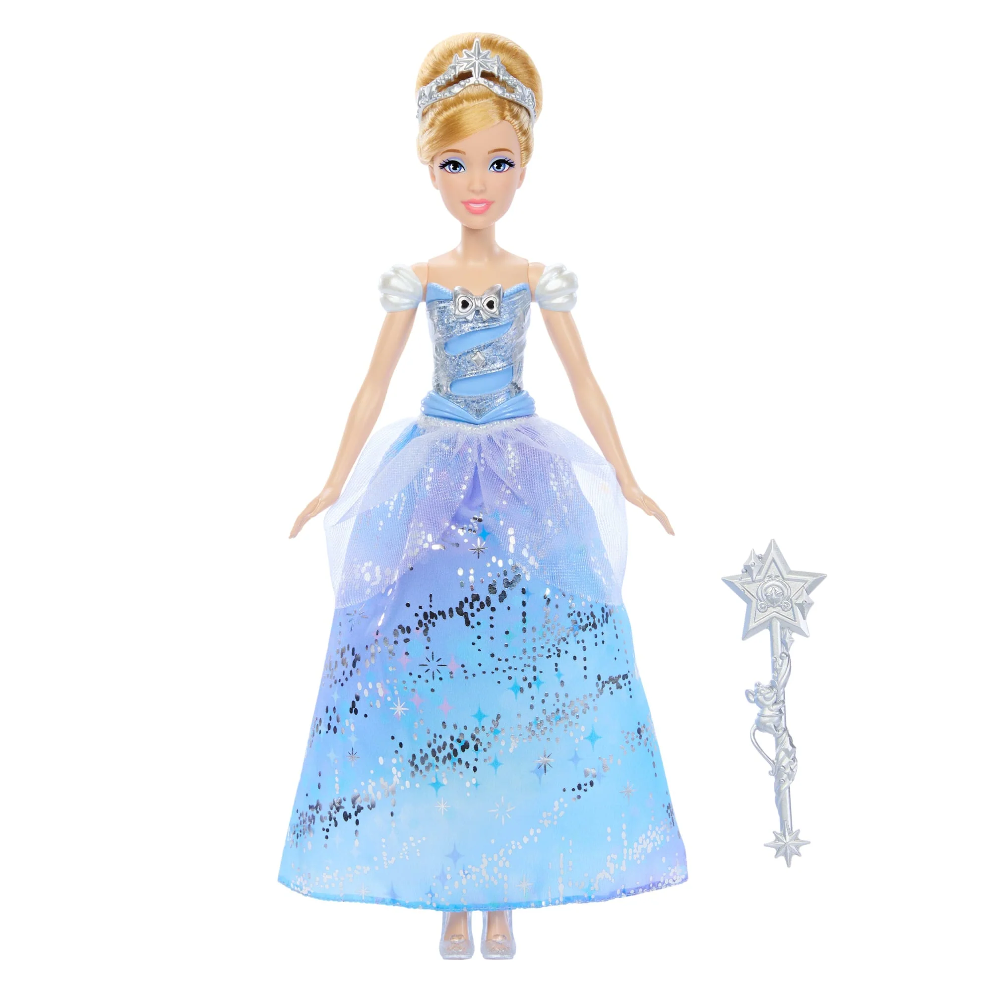 Disney Princess Κούκλα Σταχτοπούτα Με Γιορτινό Φόρεμα, Φώτα & Ήχους, Εμπνευσμένη Από Ταινία - Image 5