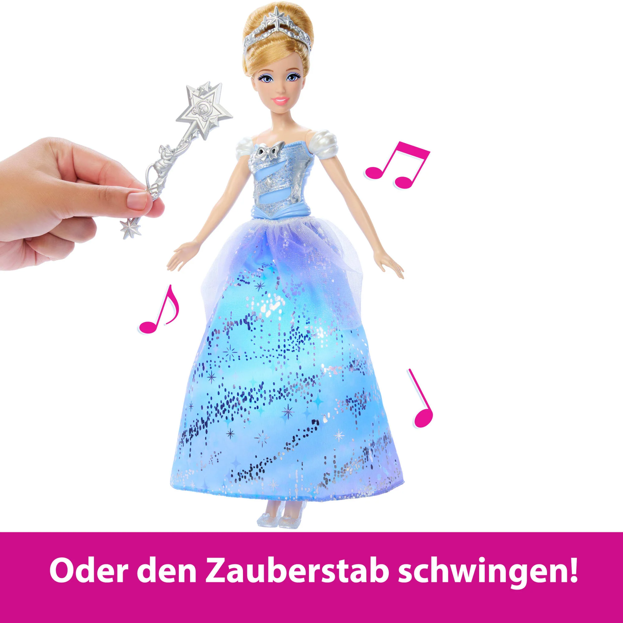 Disney Princess, Cinderella-Modepuppe Im Bezaubernden Ballkleid Mit Licht Und Geräuschen, Vom Film Inspiriert - Image 5
