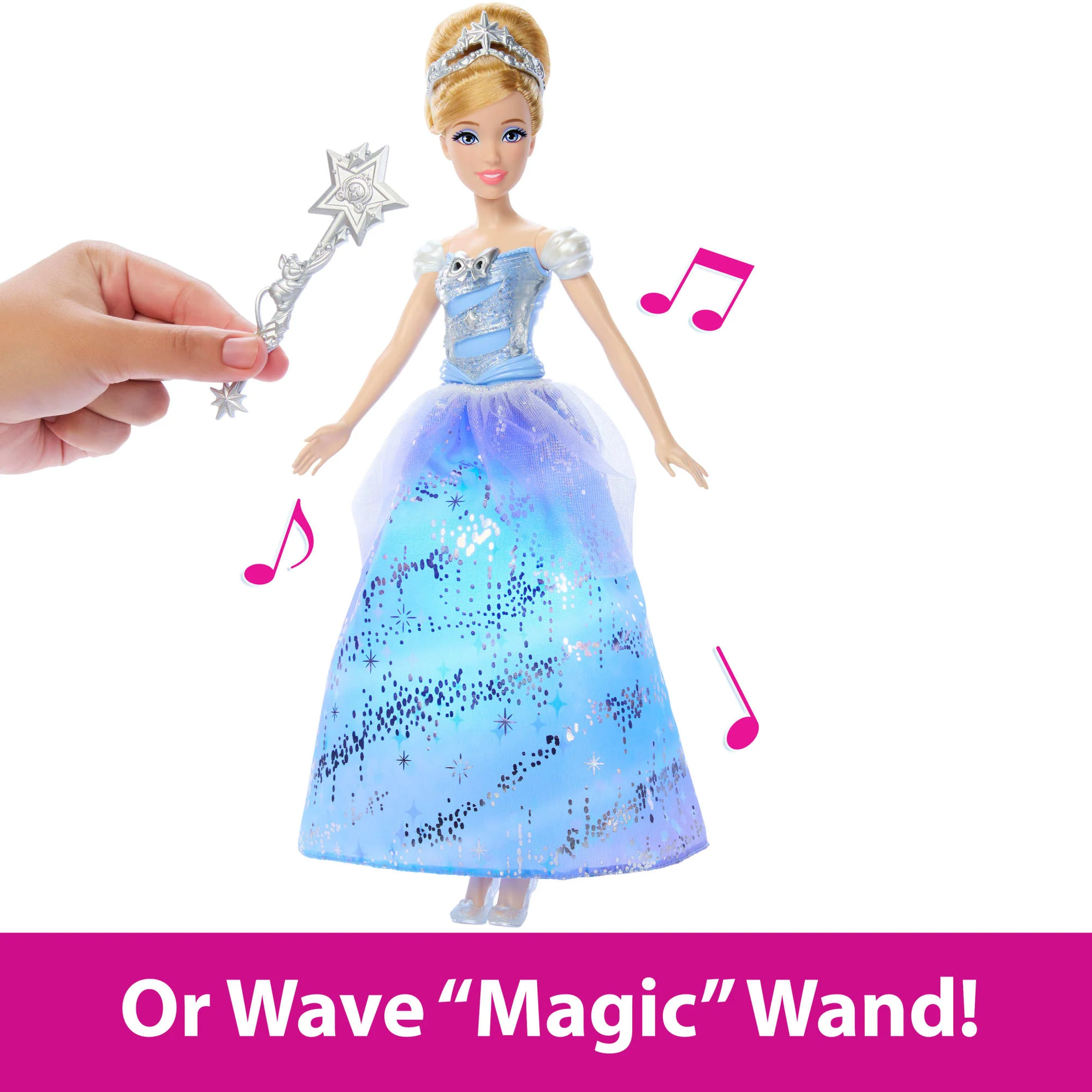 Disney Princess Enchanted Ballgown Cinderella Fashion Doll With Lights & Sounds, Inspired By Movie - Image 4