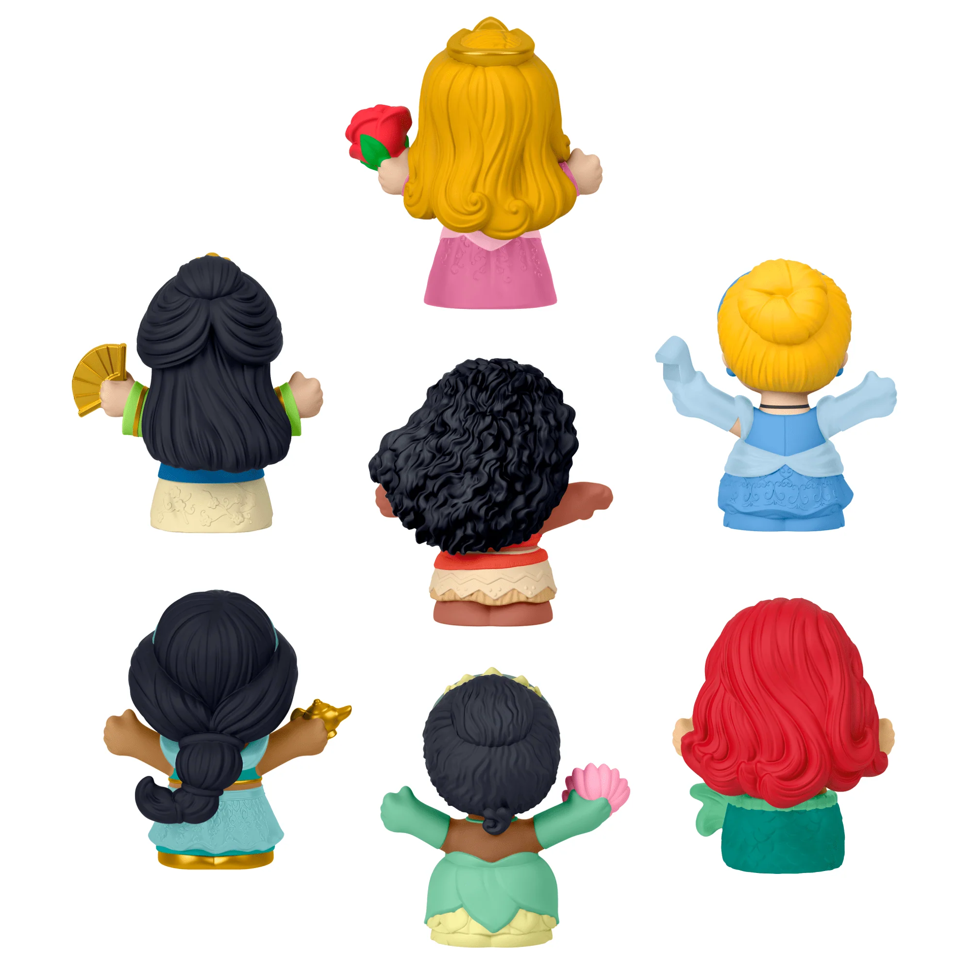 Fisher-Price Little People Disney Princess Toys, 7-Figure Pack For Toddlers And Preschool Kids - Image 5