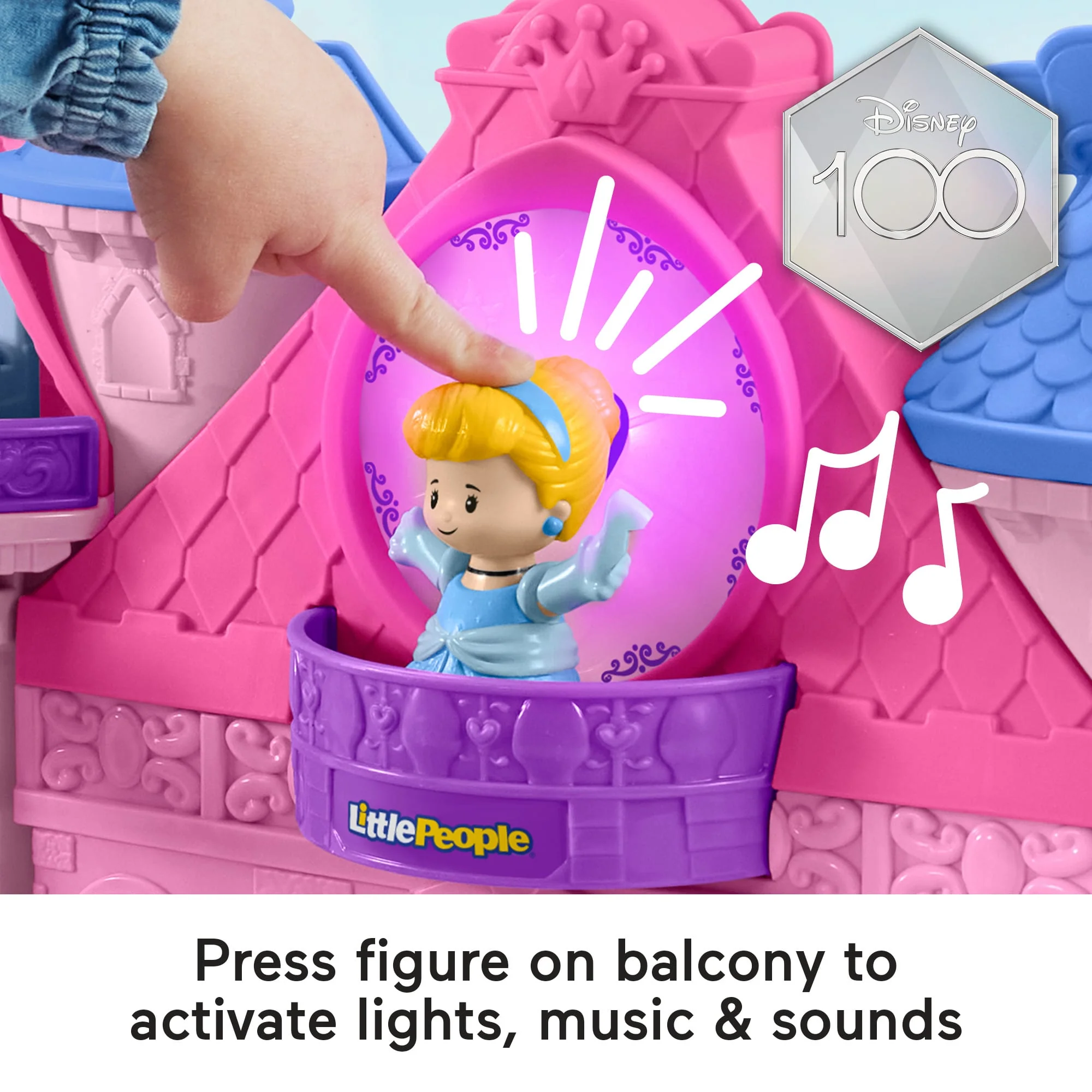 Disney Princess Magical Lights & Dancing Castle By Little People - Image 3