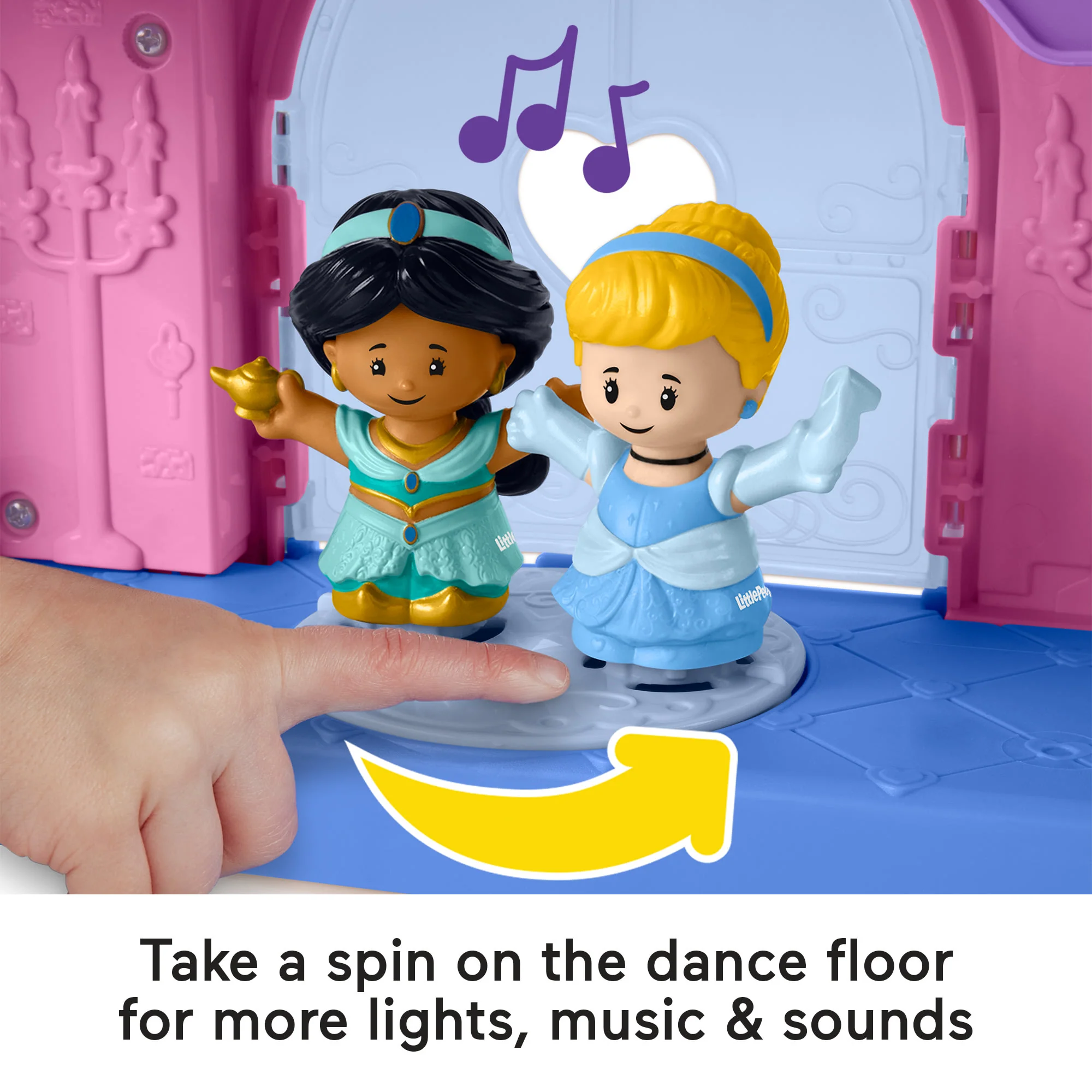 Disney Princess Magical Lights & Dancing Castle By Little People - Image 4