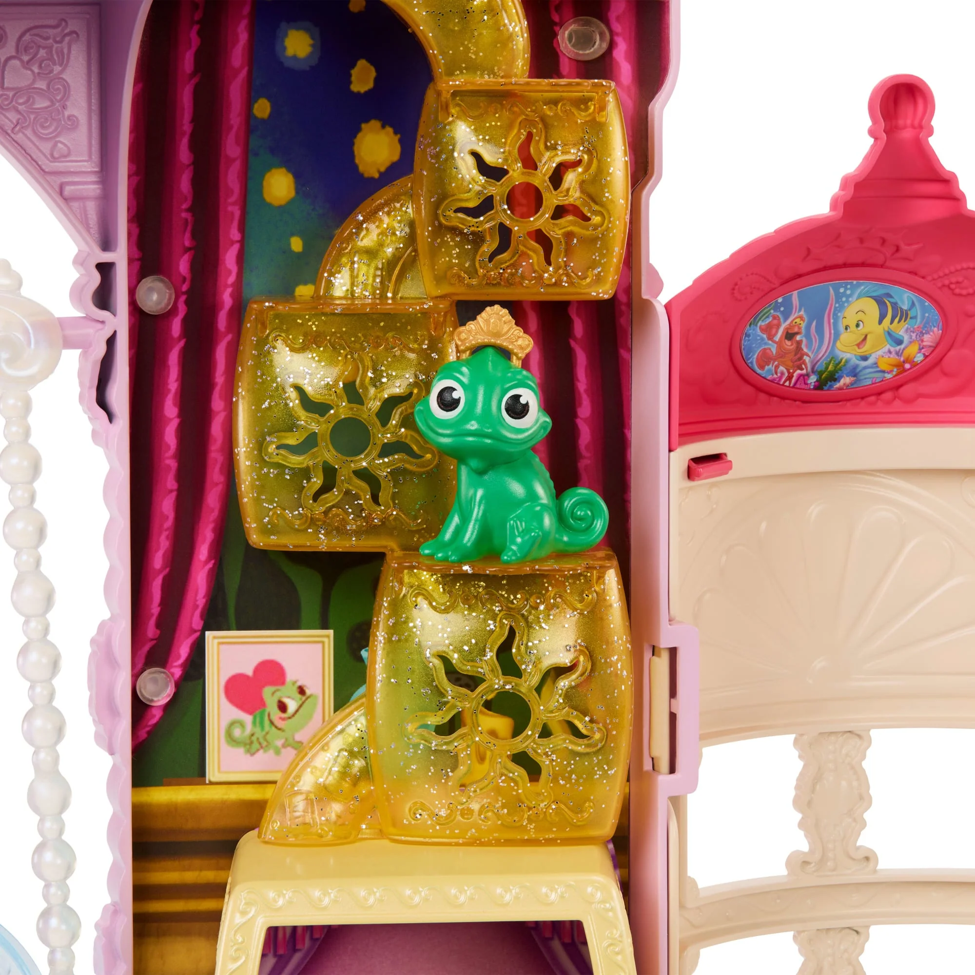 Disney Princess Palazzo Dei Cuccioli, Playset Con 7 Aree Gioco, 3 Amici Animali E Oltre 20 Mobili E Accessori - Image 2